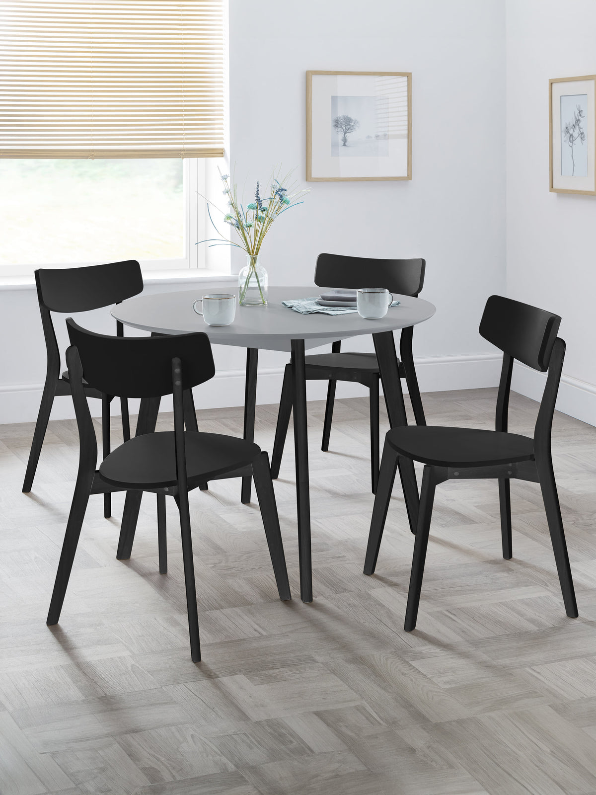 Set of 2 Casa Black Dining Chairs
