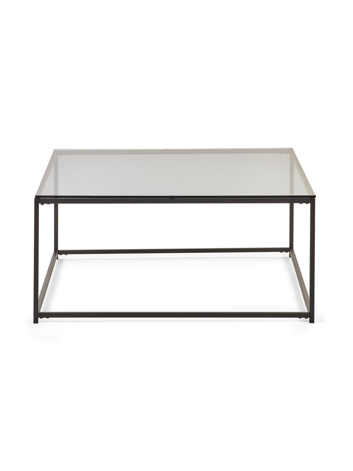 Chicago Square Coffee Table Smoked Glass