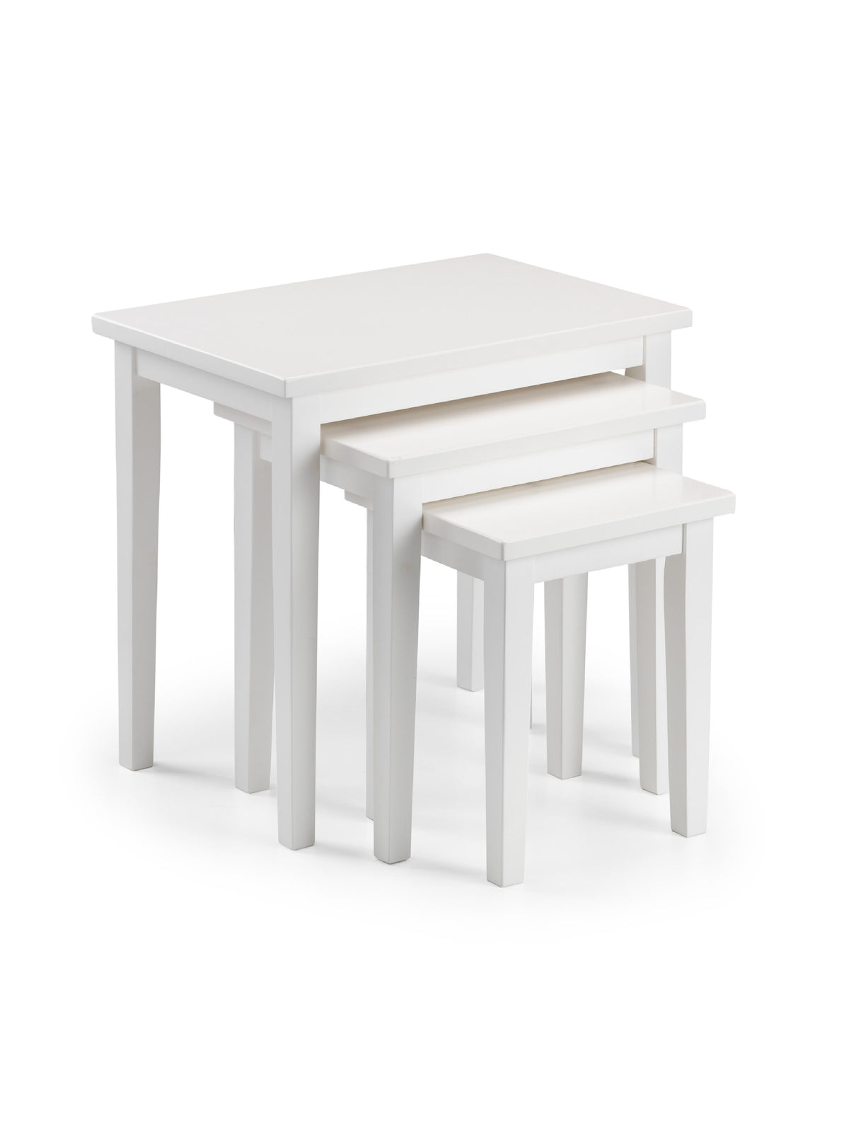 Cleo Nest Of Tables - Pure White Finish