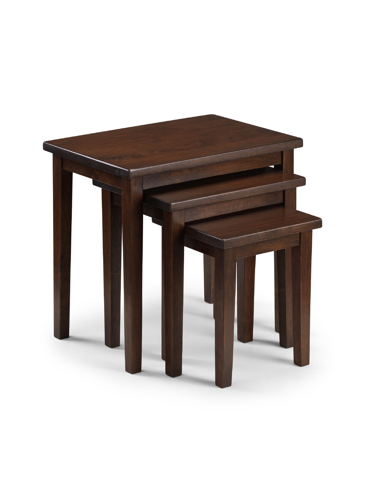 Cleo Nest Of Tables - Mahogany Finish