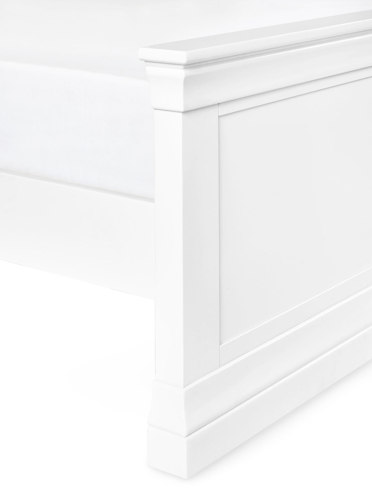 Clermont Bed - Surf White