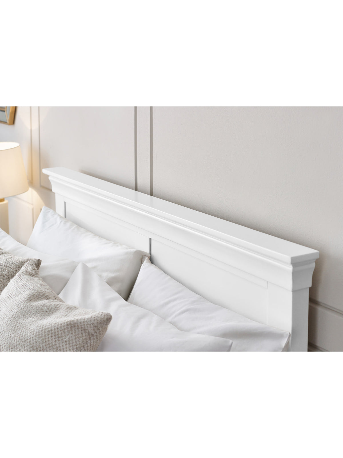 Clermont Bed - Surf White