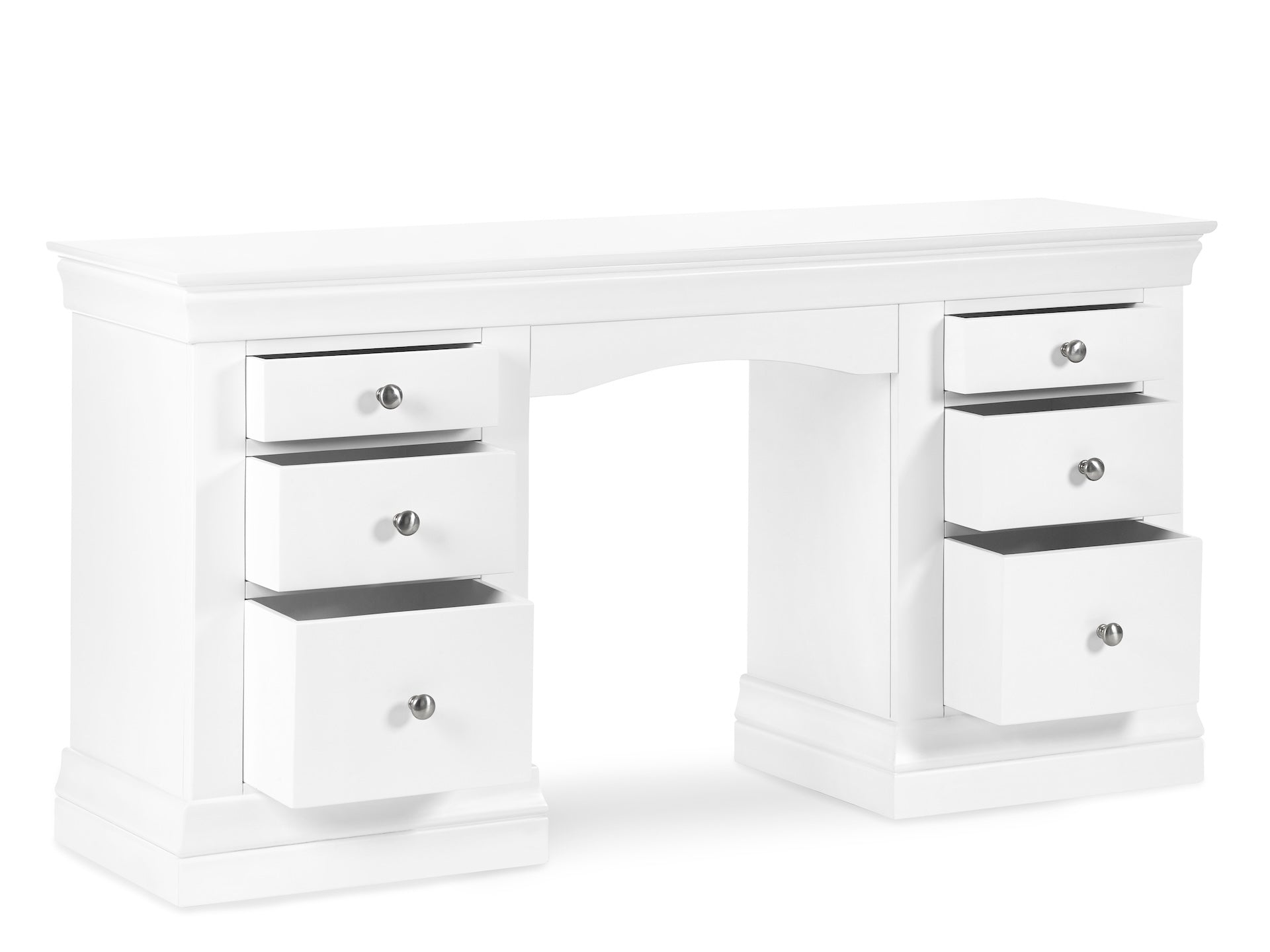 Clermont Dressing Table - Surf White – Julian Bowen, view 5