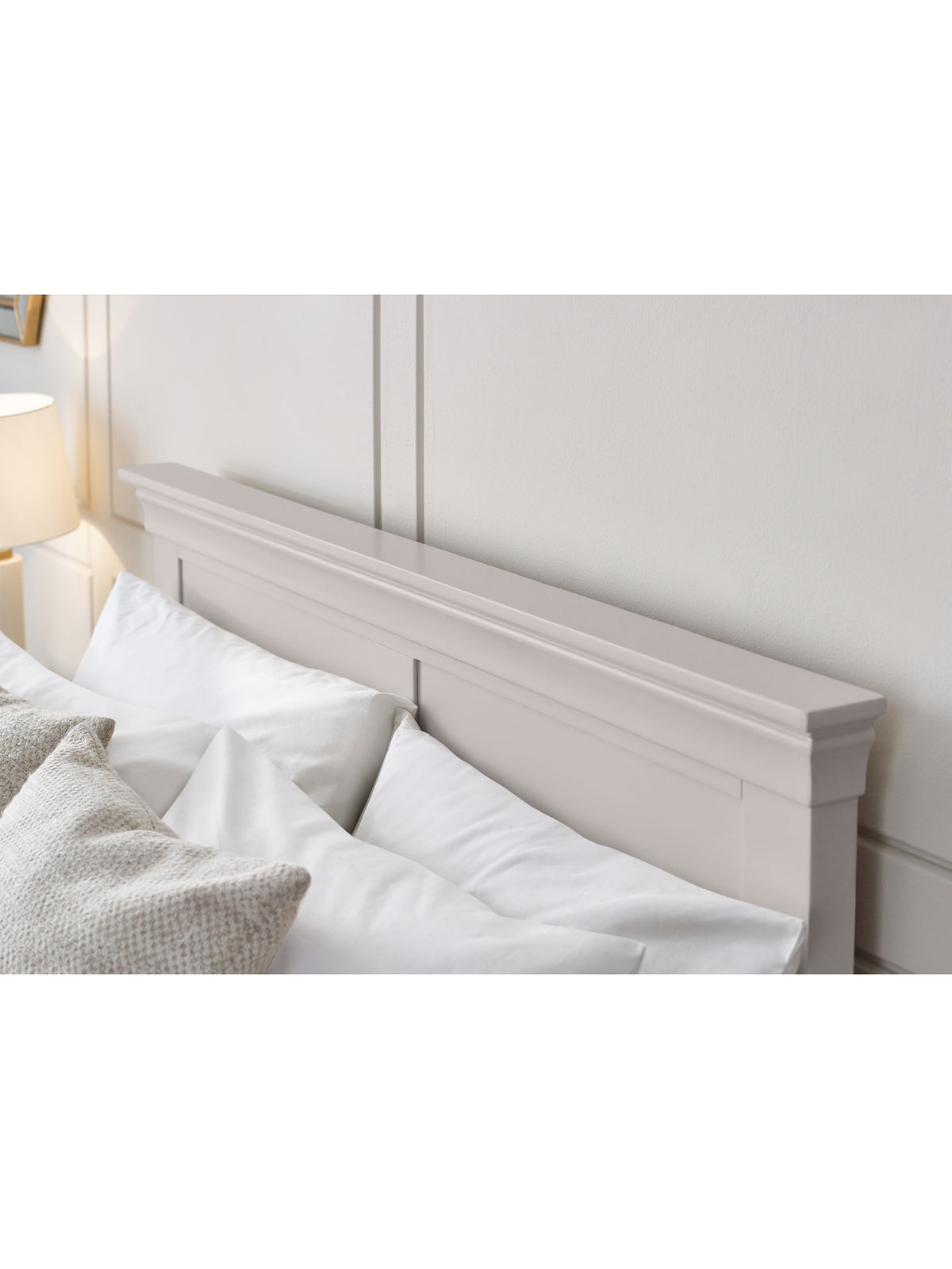 Clermont Bed - Light Grey