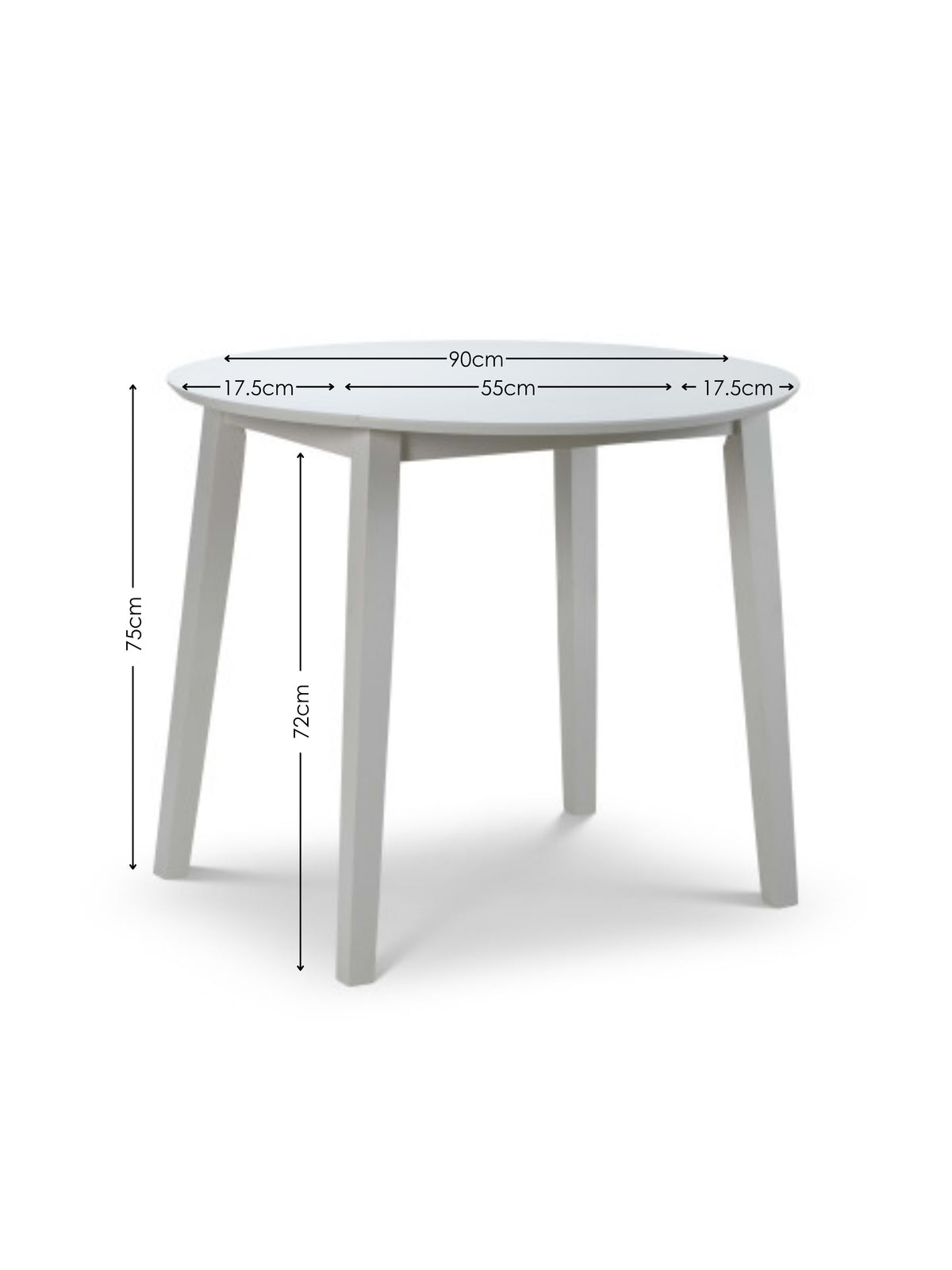 Coast Grey Dropleaf Table