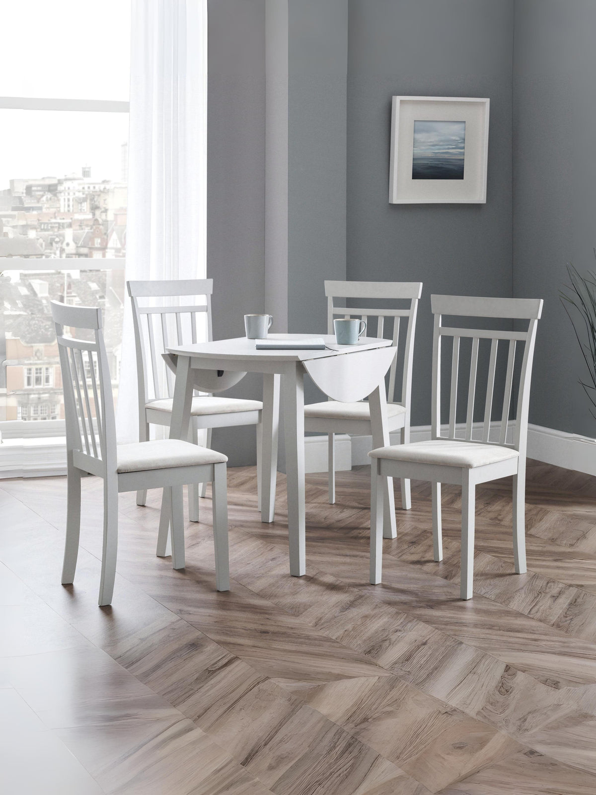 Coast Grey Dropleaf Table