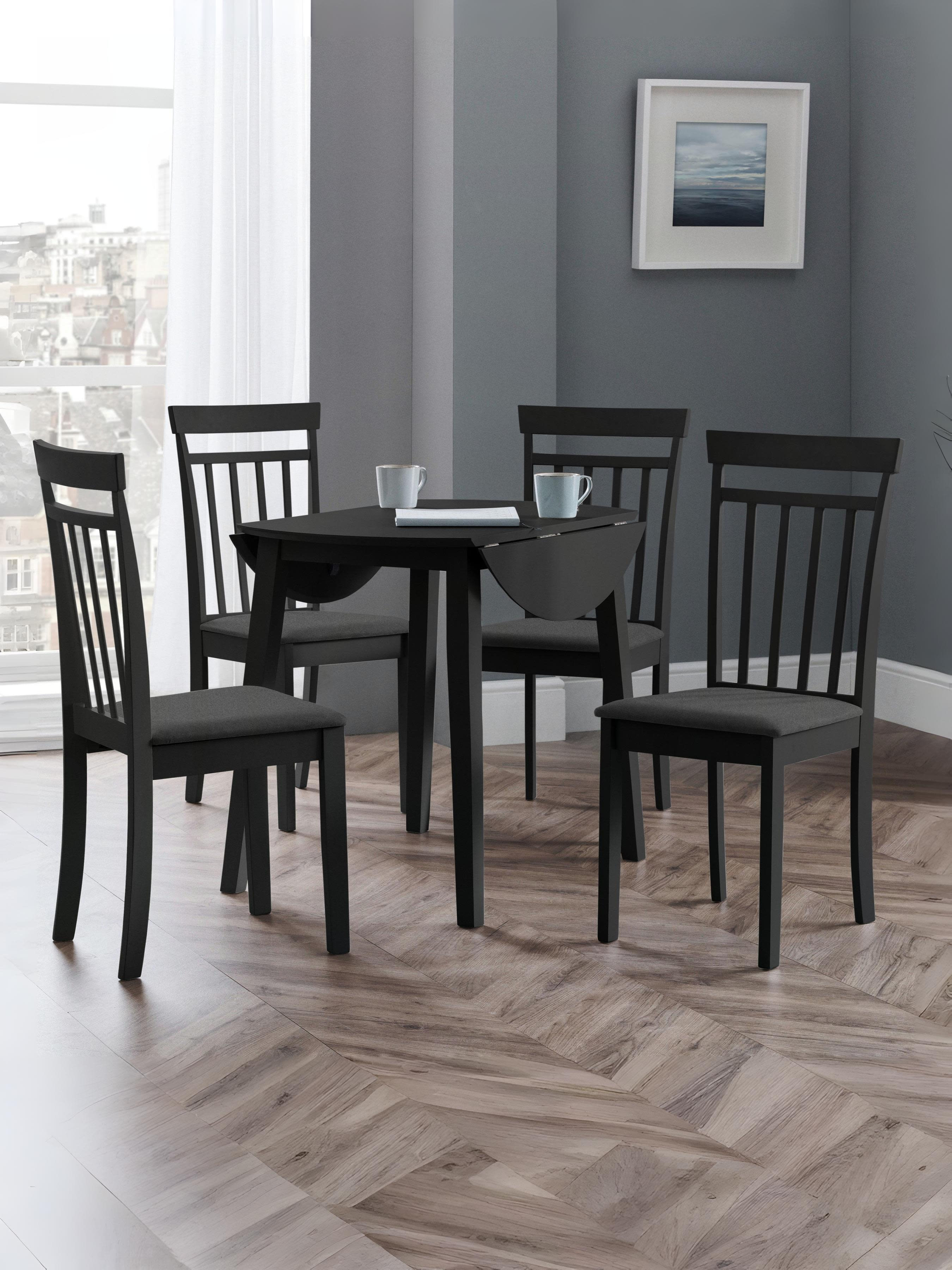Coast Black Dining Chairs (Set of2)