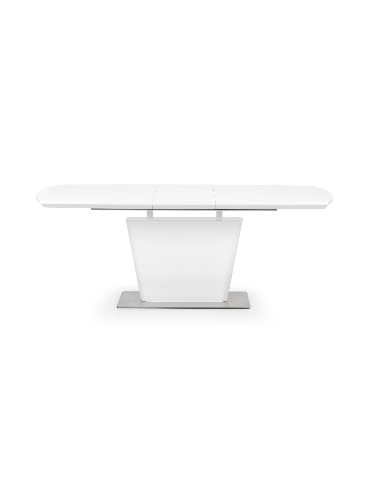 Como High Gloss Extending Table - White