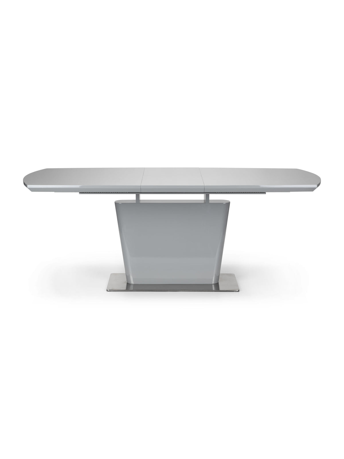 Como High Gloss Extending Table - Grey