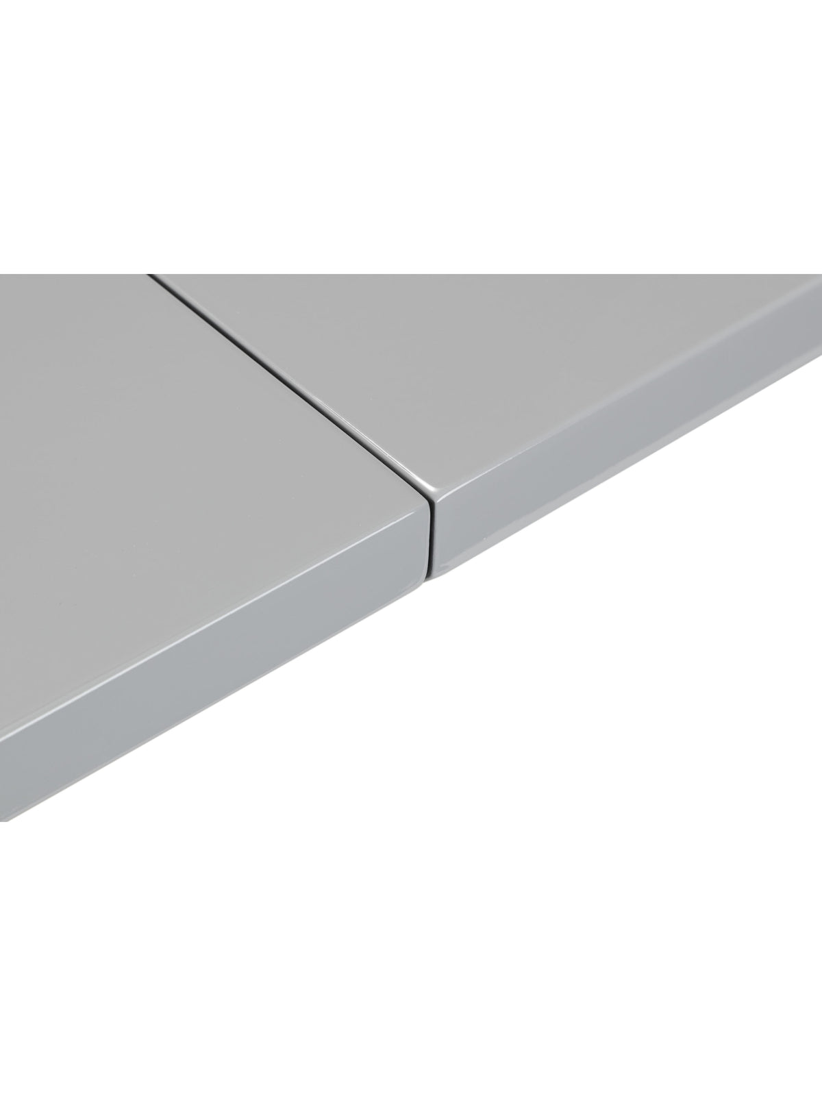 Como High Gloss Extending Table - Grey