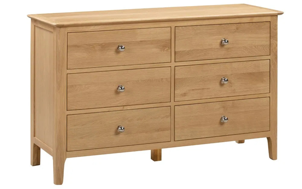 Cotswold 6 Drawer Wide Chest – Julian Bowen
