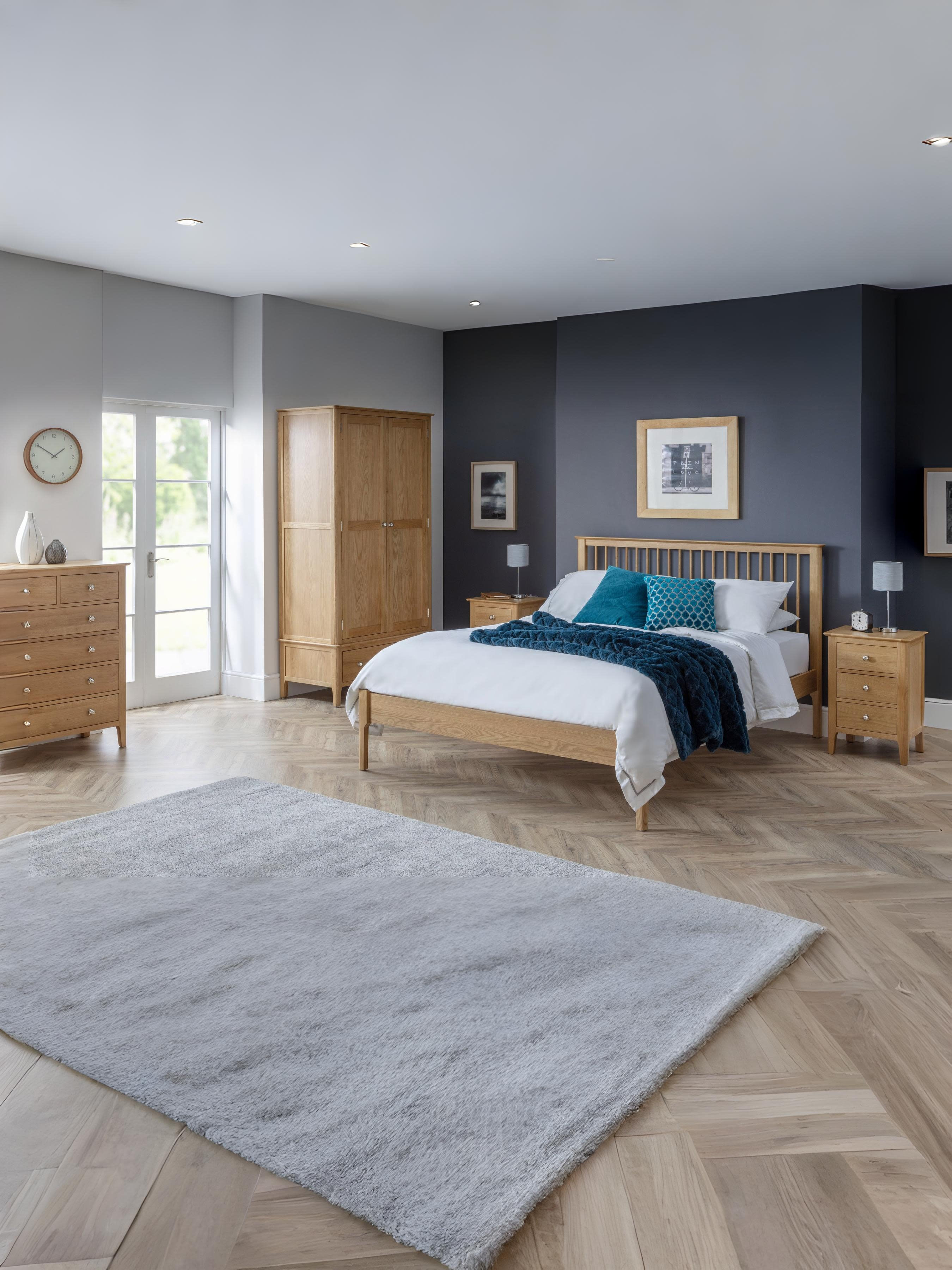 Cotswold 2 Door 1 Drawer Wardrobe