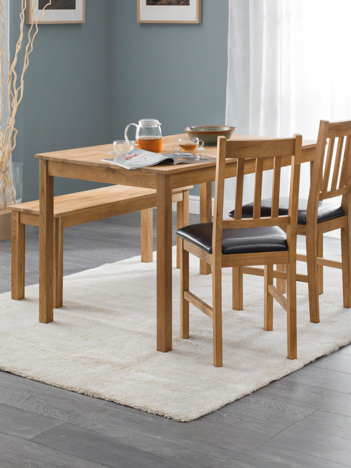 Coxmoor Rectangular Dining Table - Oak