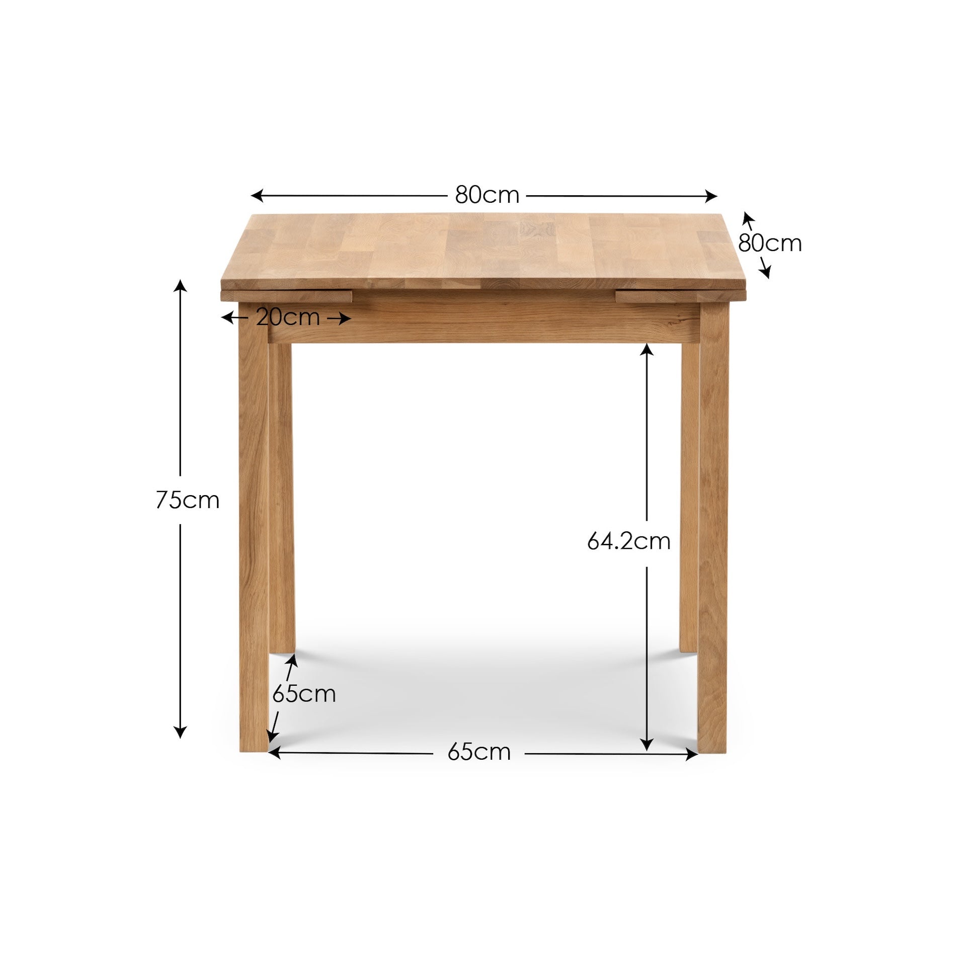 Coxmoor Oak Extending Dining Table – Julian Bowen, view 10