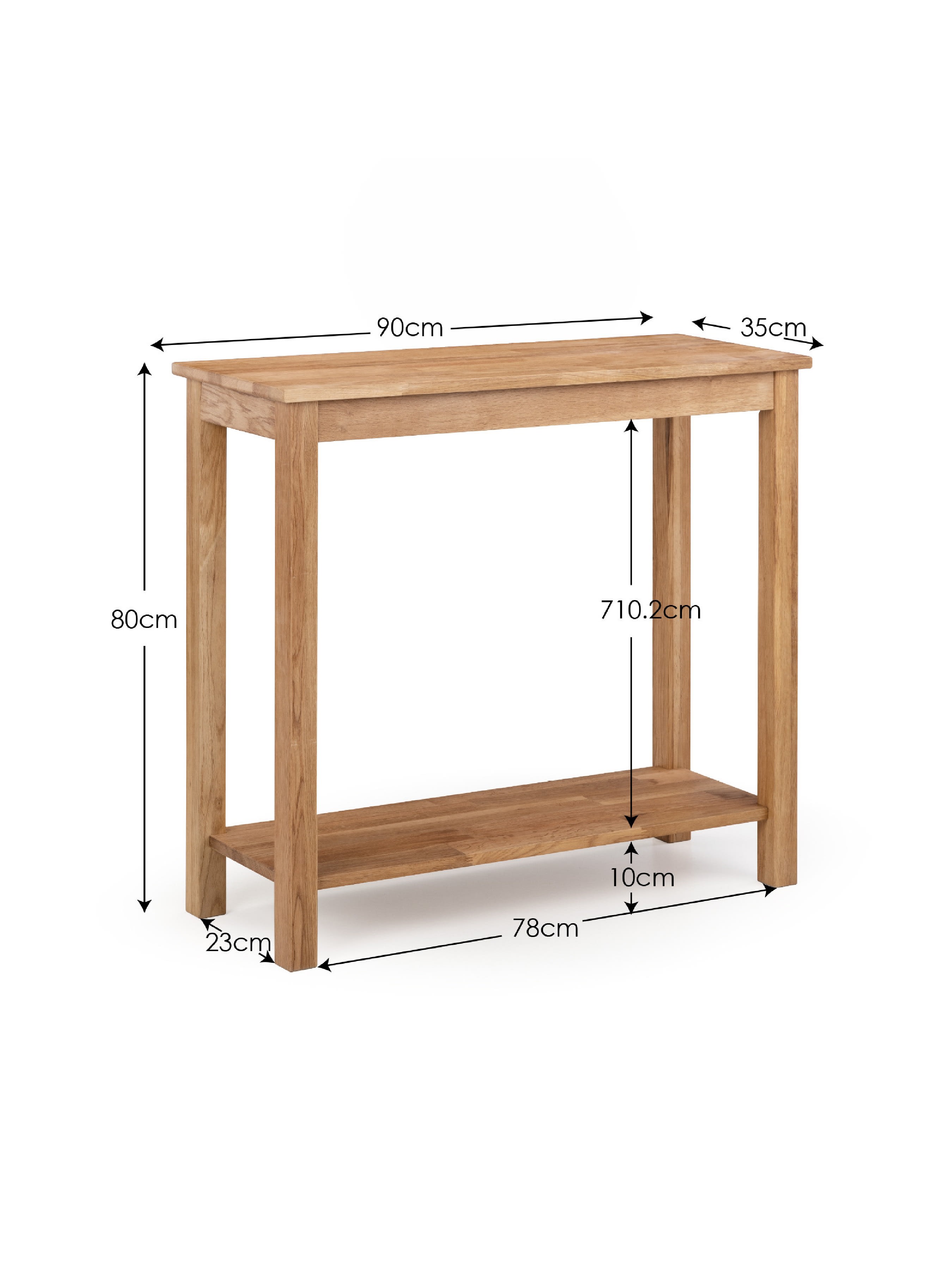 Coxmoor Console Table – Oak – Natural Oak