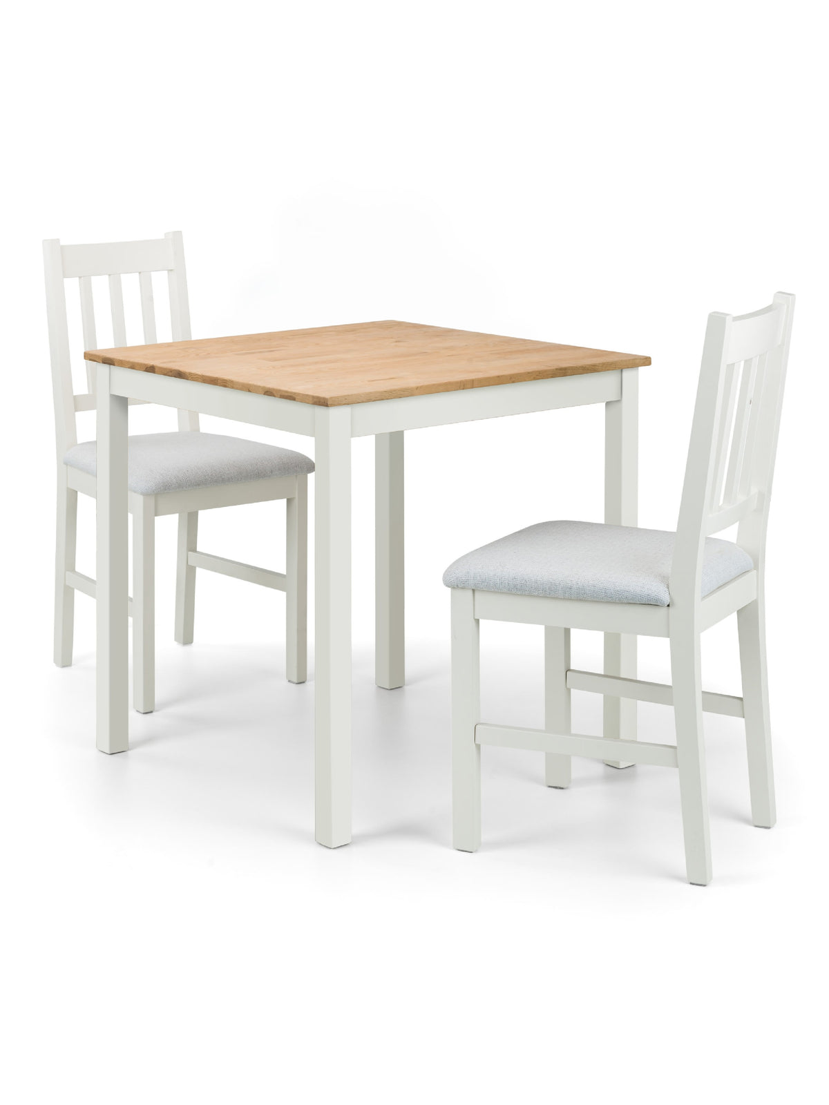 Coxmoor 75cm Square Dining Table - Ivory & Oak