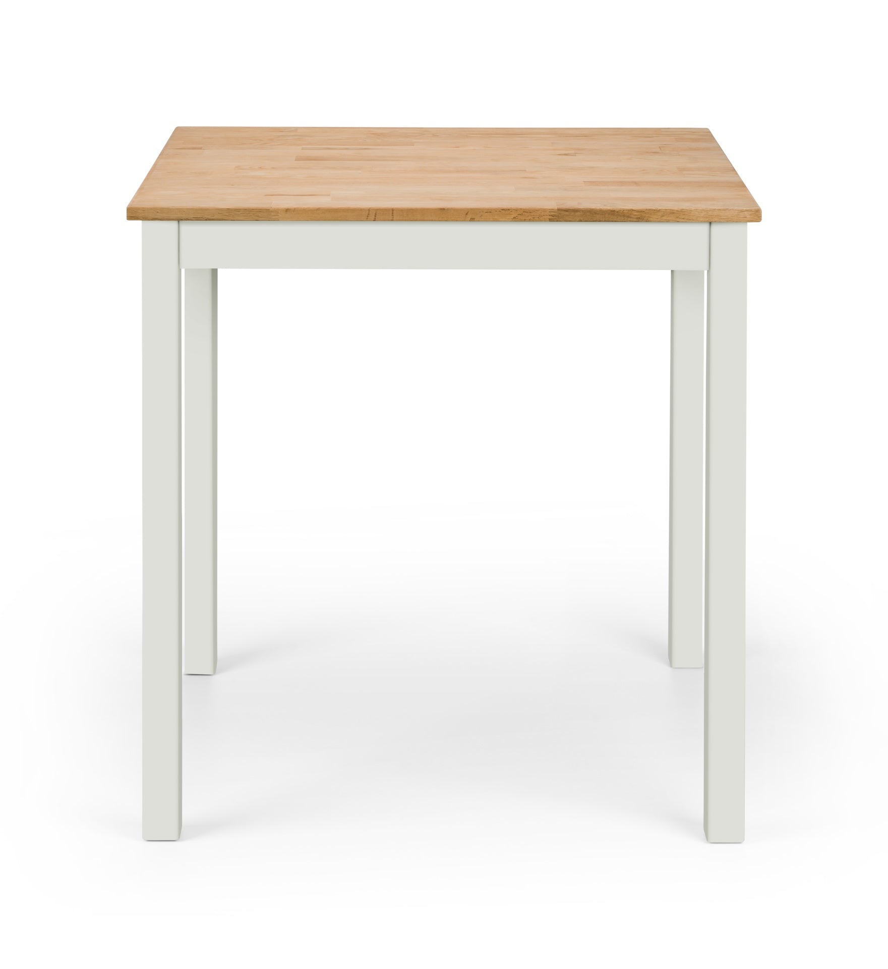 Coxmoor 75cm Square Dining Table - Ivory & Oak – Julian Bowen, view 3
