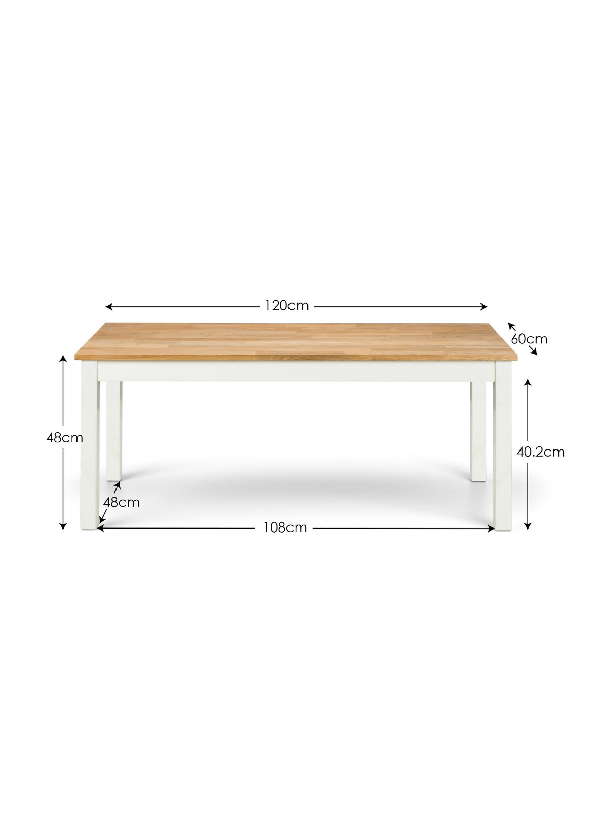 Coxmoor Coffee Table - Ivory & Oak