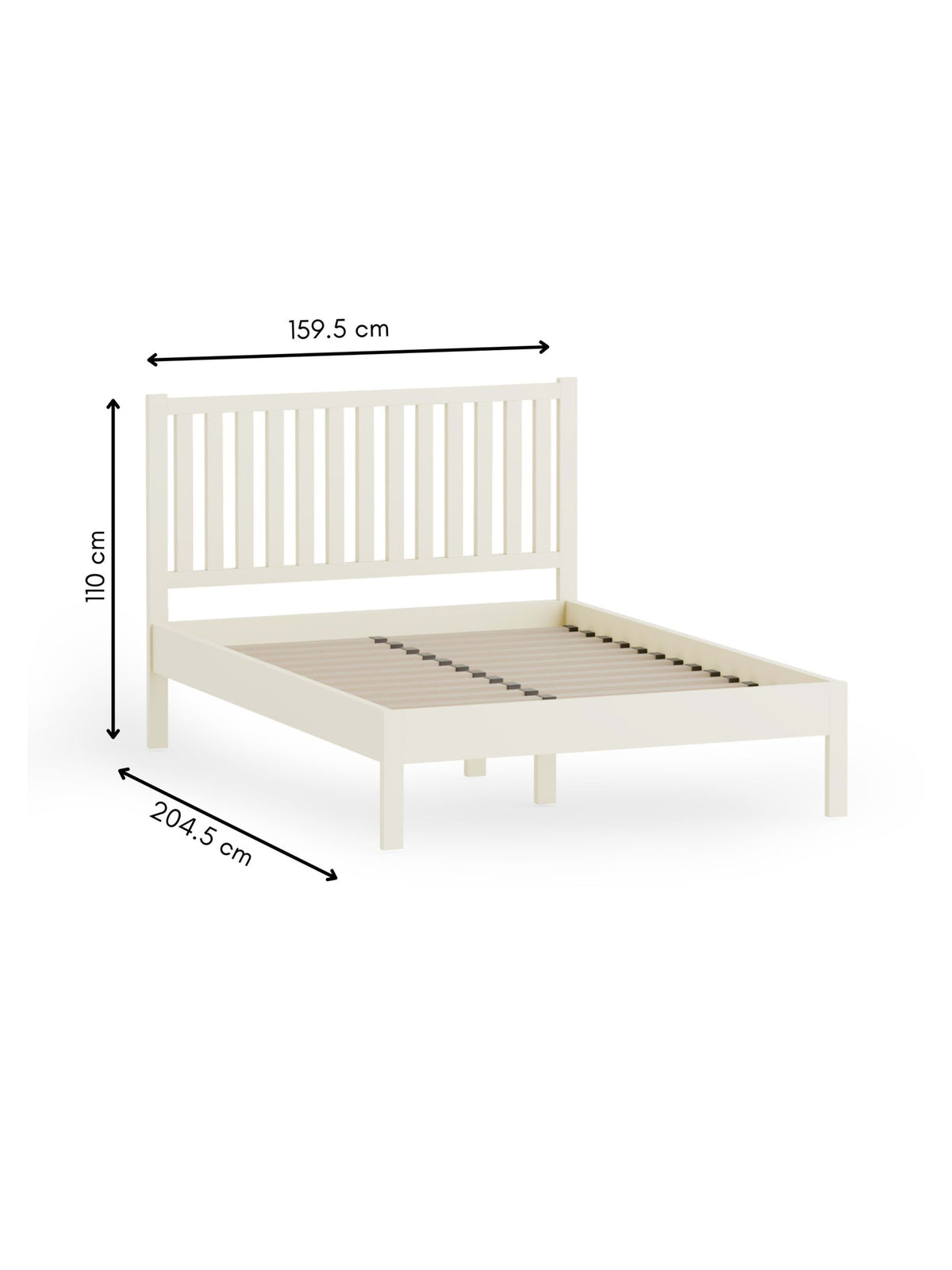 Coxmoor Bed - Ivory and Oak