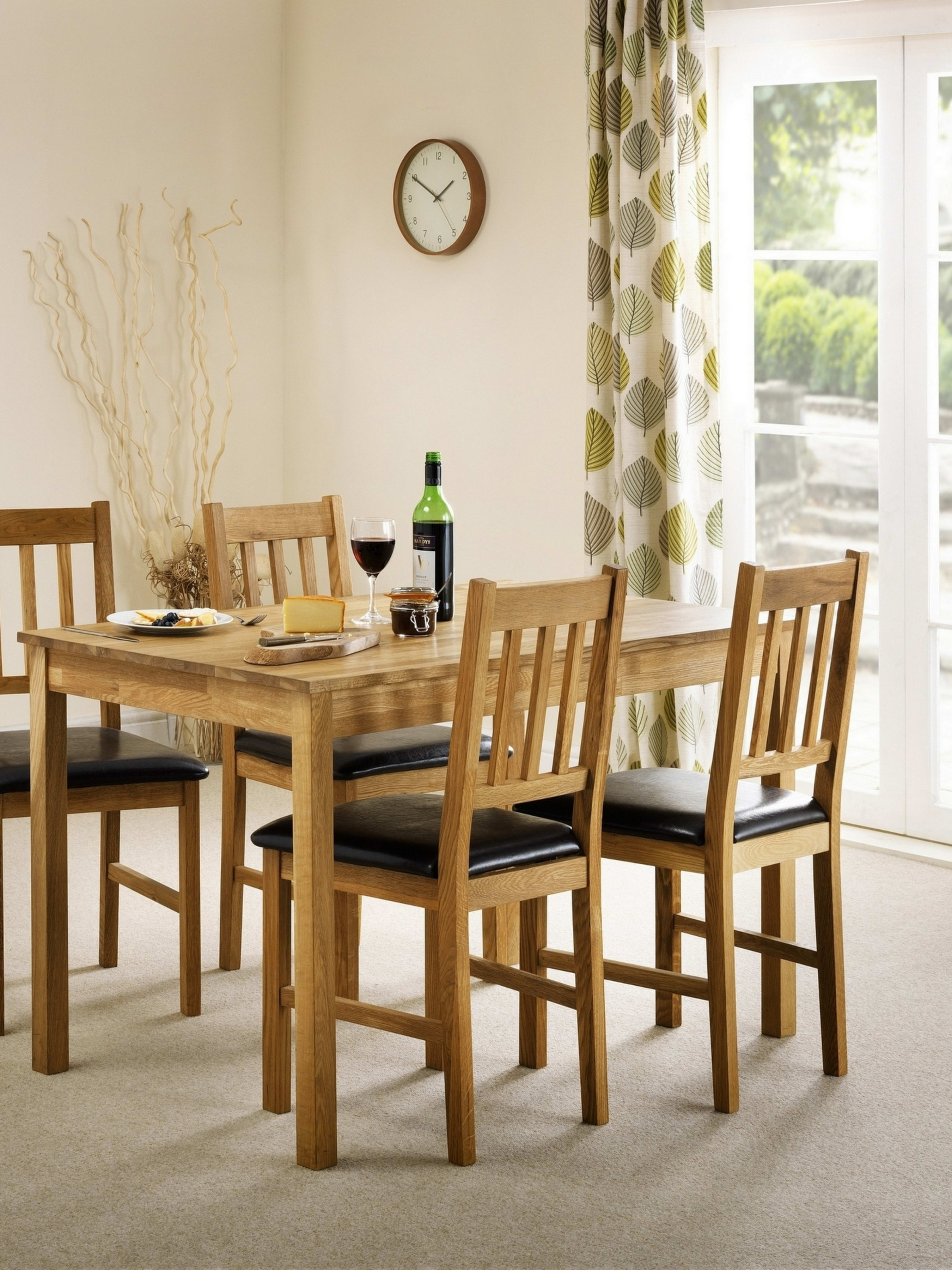 Set Of 4 Coxmoor Chair – Natural Oak