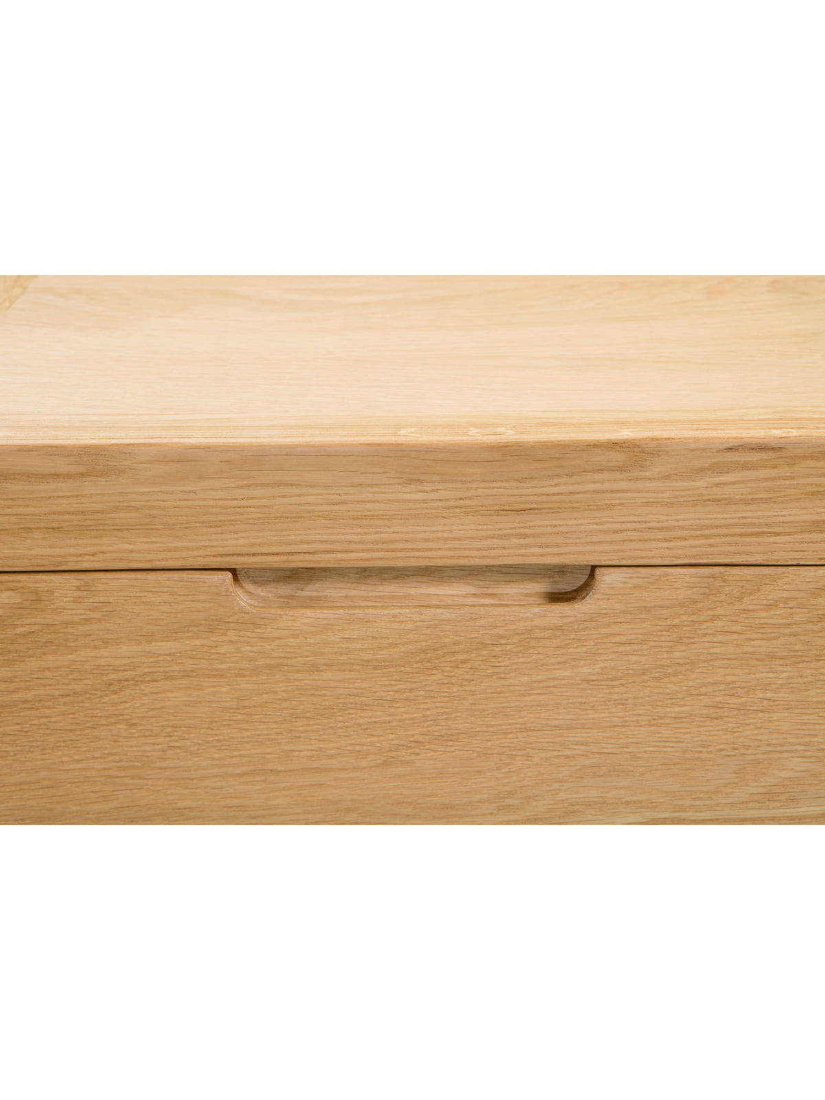 Curve Oak 3+2 Drawer Chest