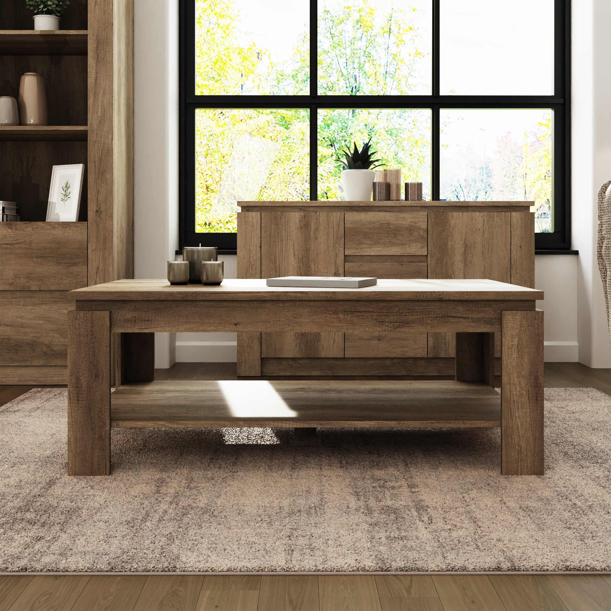 Canyon Oak Coffee Table – GFW, view 6