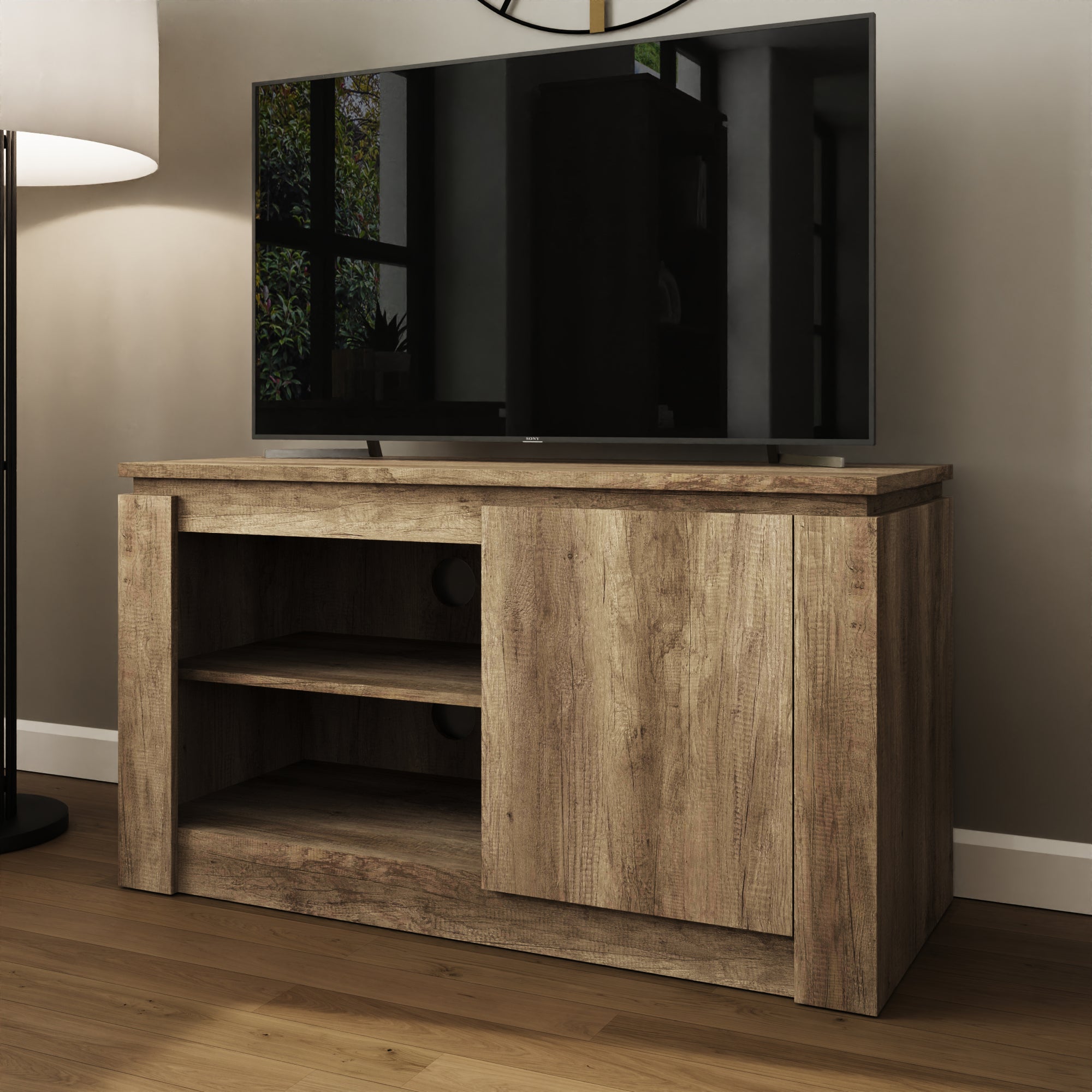 Canyon Oak Compact TV Unit – GFW, view 7