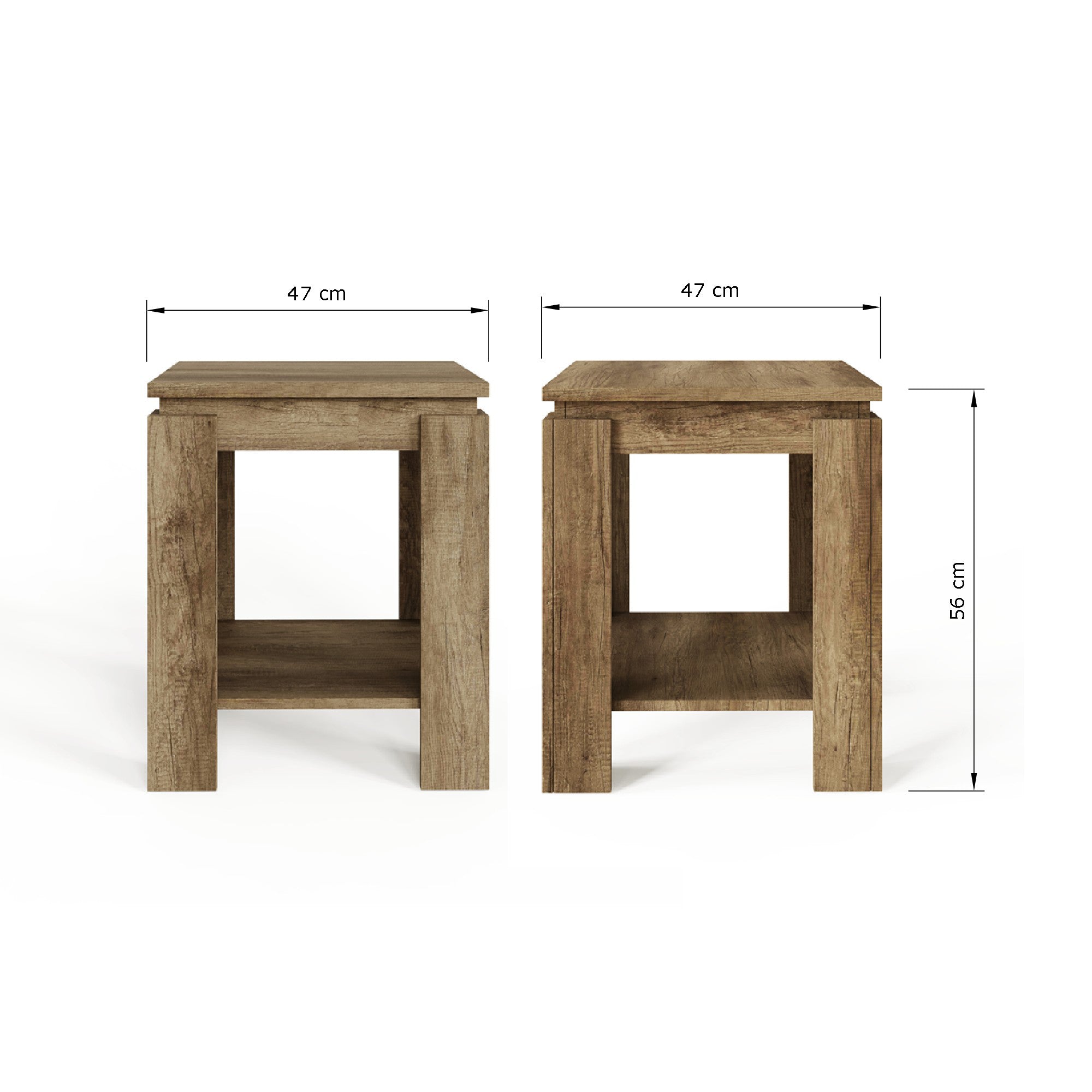 Canyon Oak Lamp Table – GFW, view 5