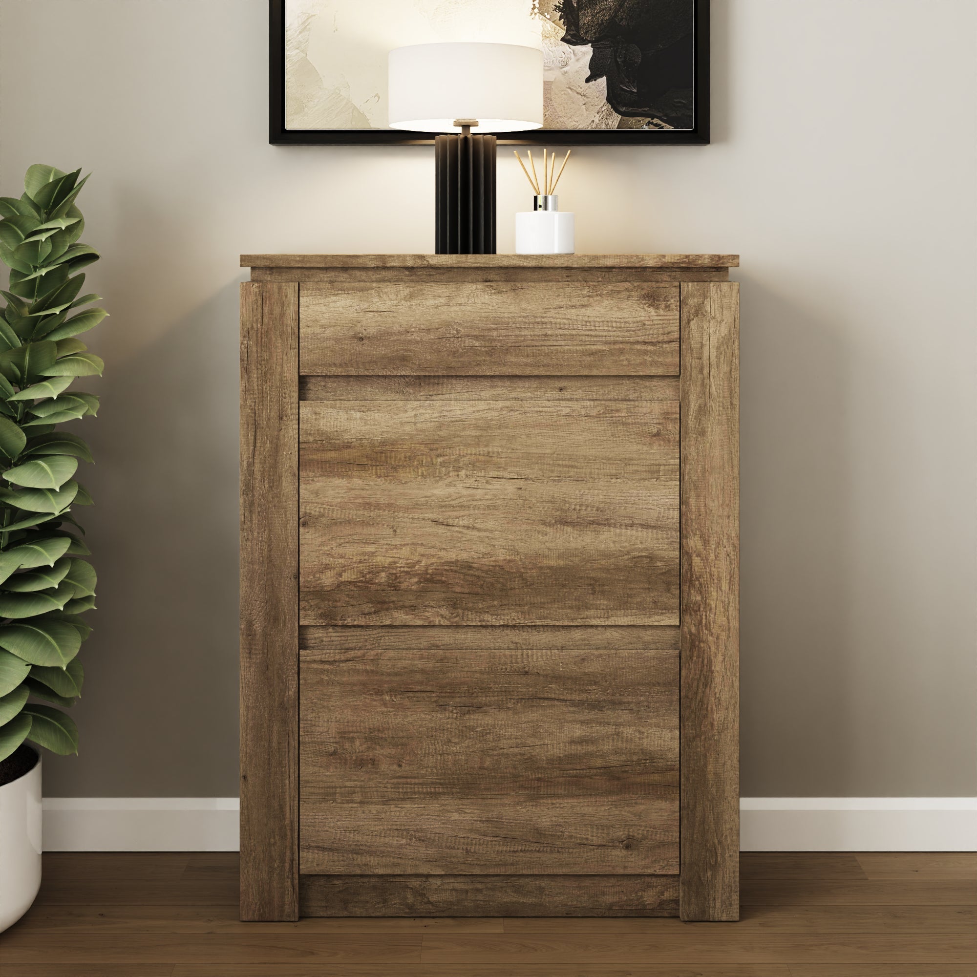 Canyon Oak Shoe Cabinet - GFW – GFW, view 8