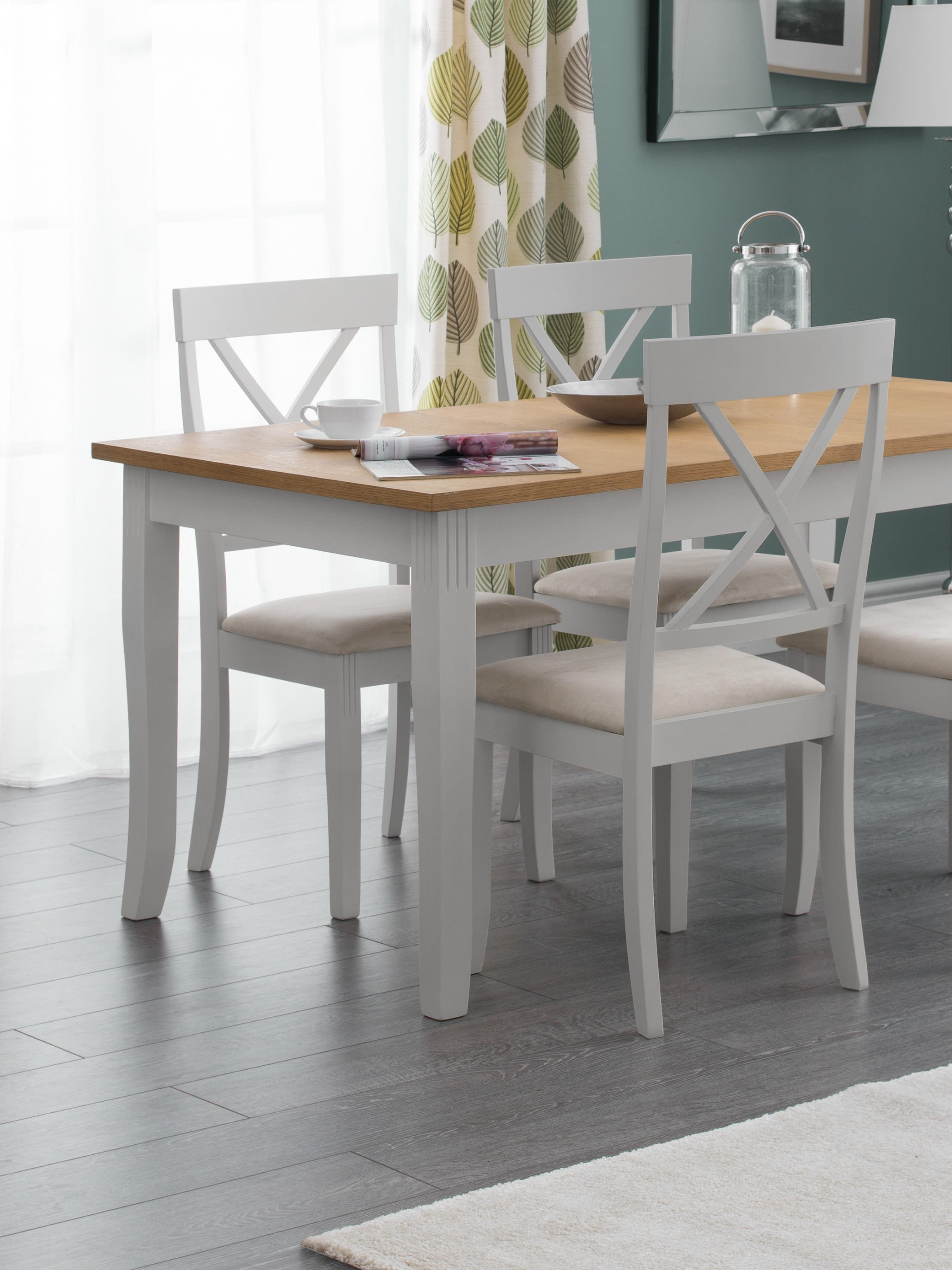 Davenport Elephant Grey Dining Chairs (Set Of 2)