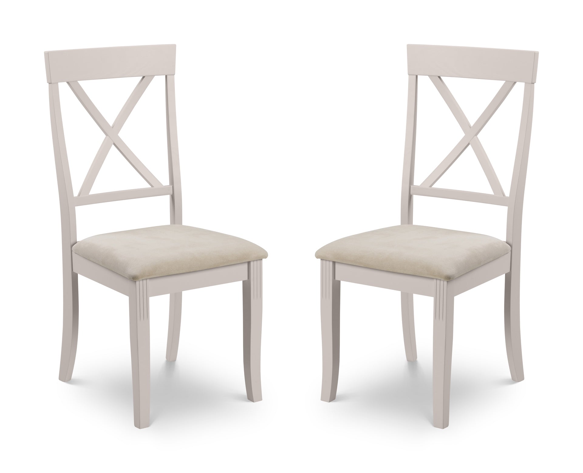 Davenport Elephant Grey Dining Chairs (Set Of 2) – Julian Bowen