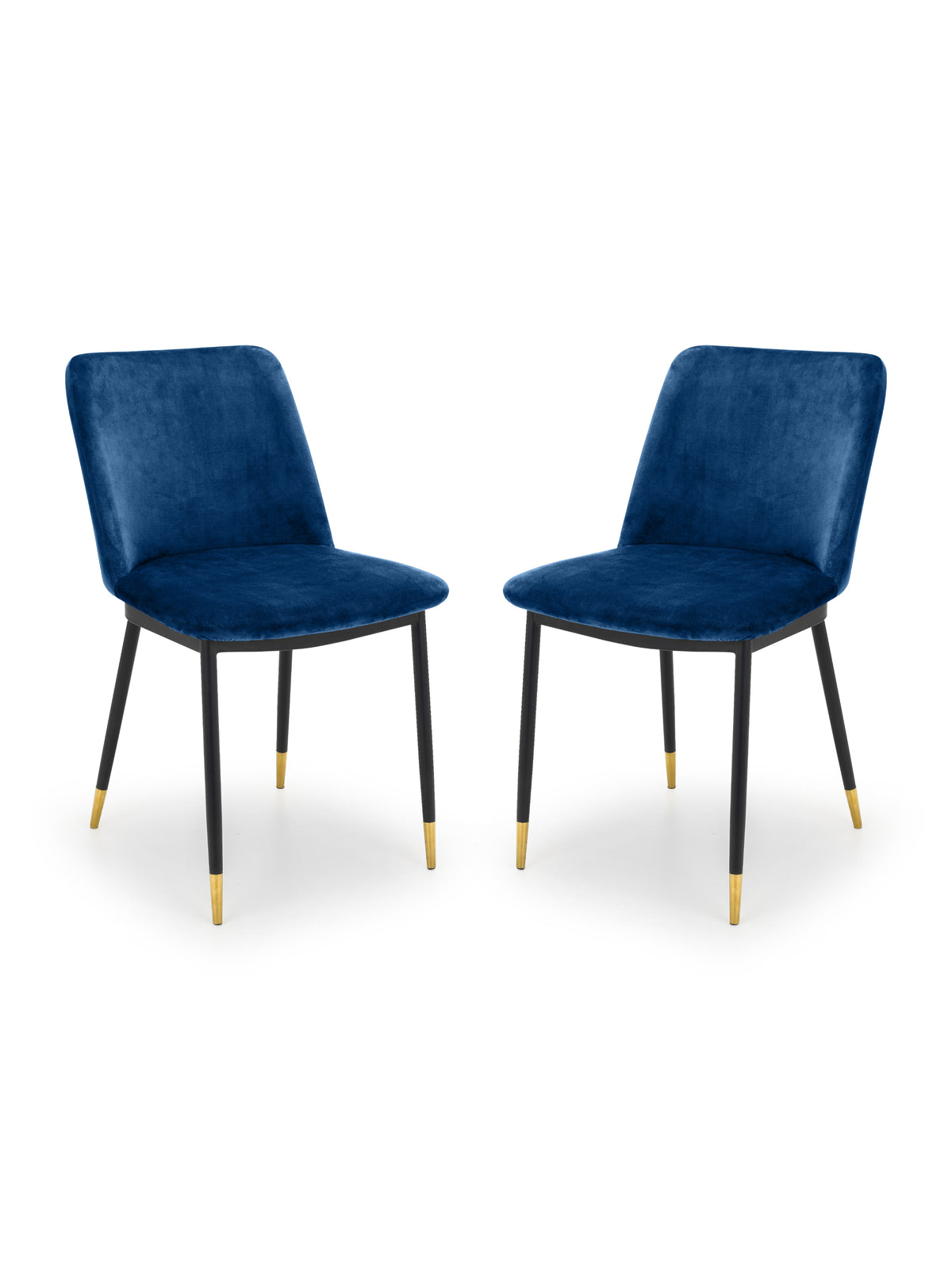 Delaunay Dining Chairs (Set Of 2) Blue Velvet