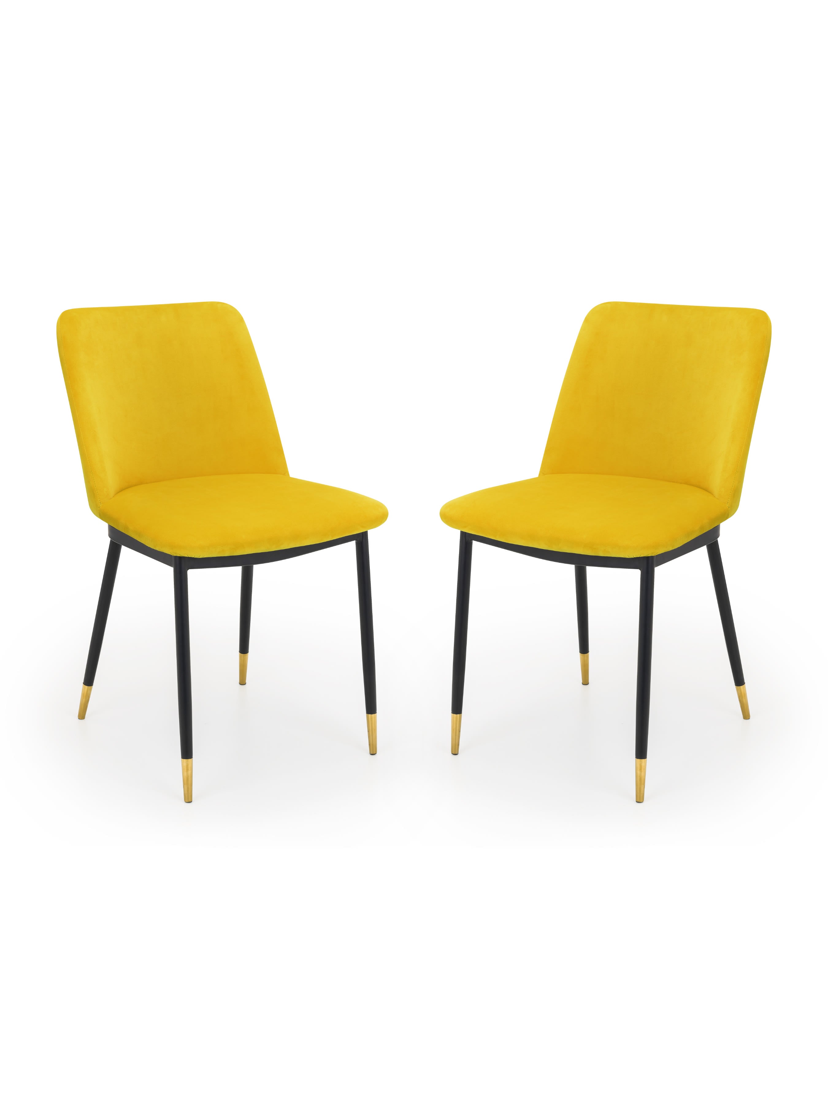 Delaunay Dining Chairs - Mustard (Set Of 2)