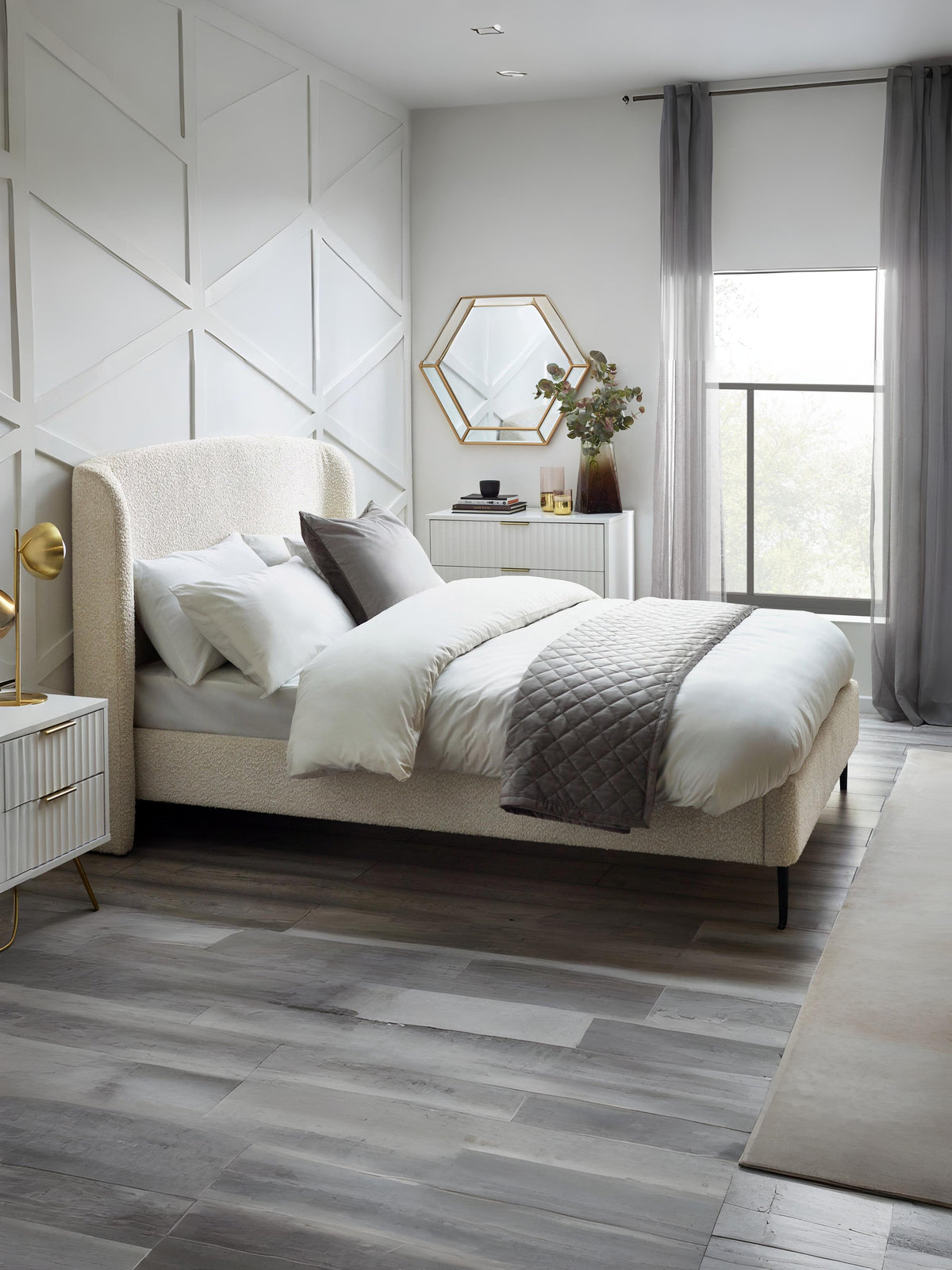 Eden Boucle Bed