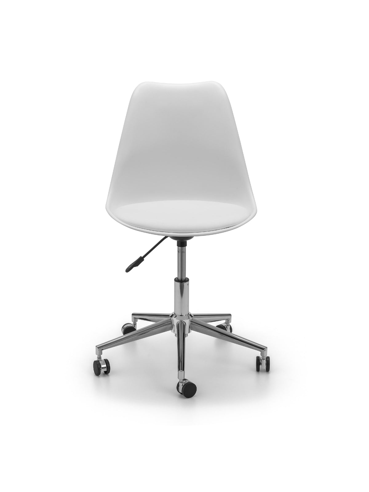 Erika Office Chair - White/Chrome