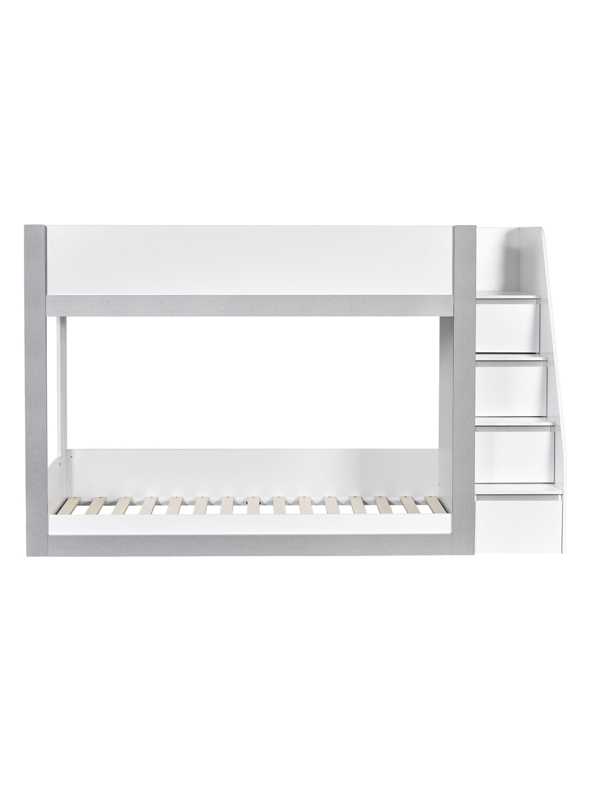 Gaia Bunk Bed - White and Silver