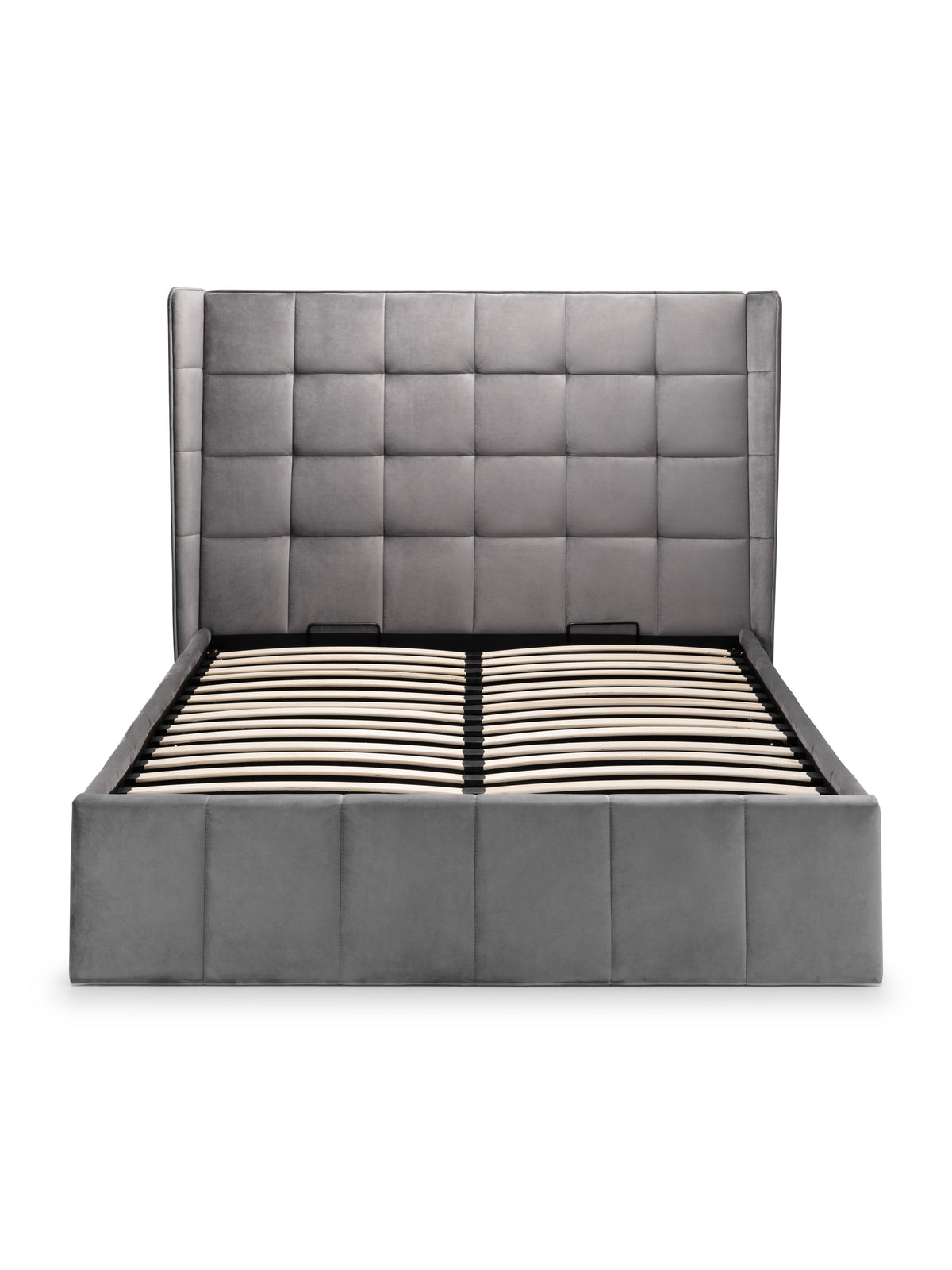 Gatsby Storage Ottoman Bed - Light Grey