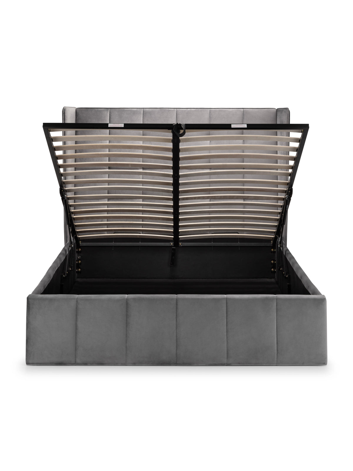 Gatsby Storage Ottoman Bed - Light Grey