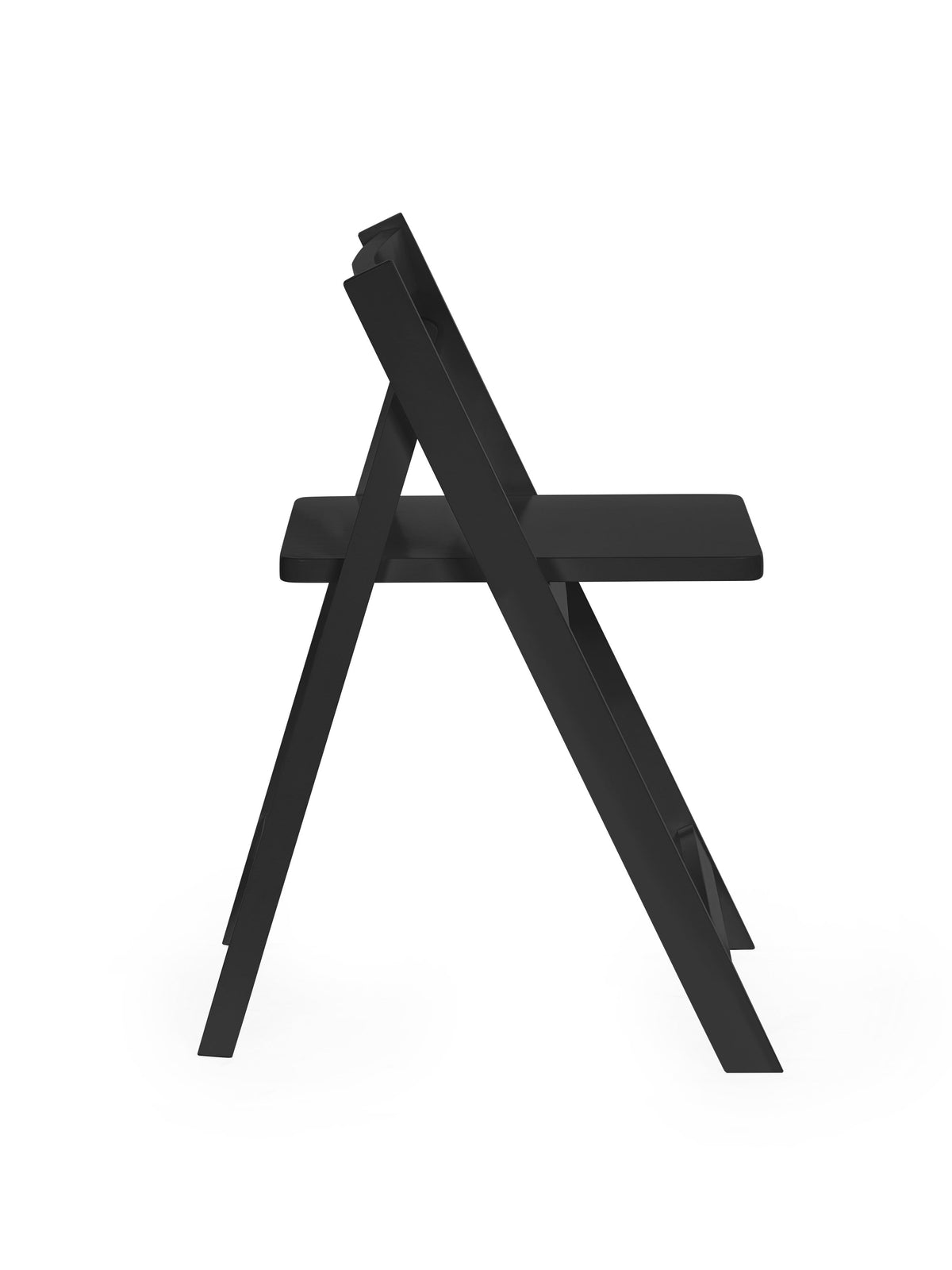 Gatan Small Gateleg Table With 2 Chairs - Black