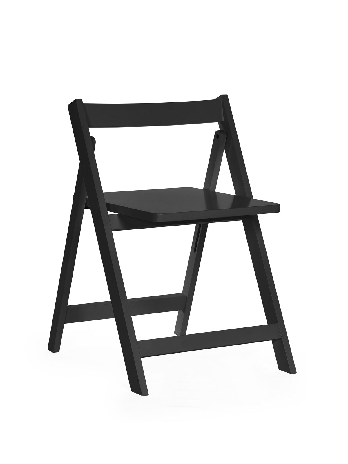 Gatan Small Gateleg Table With 2 Chairs - Black