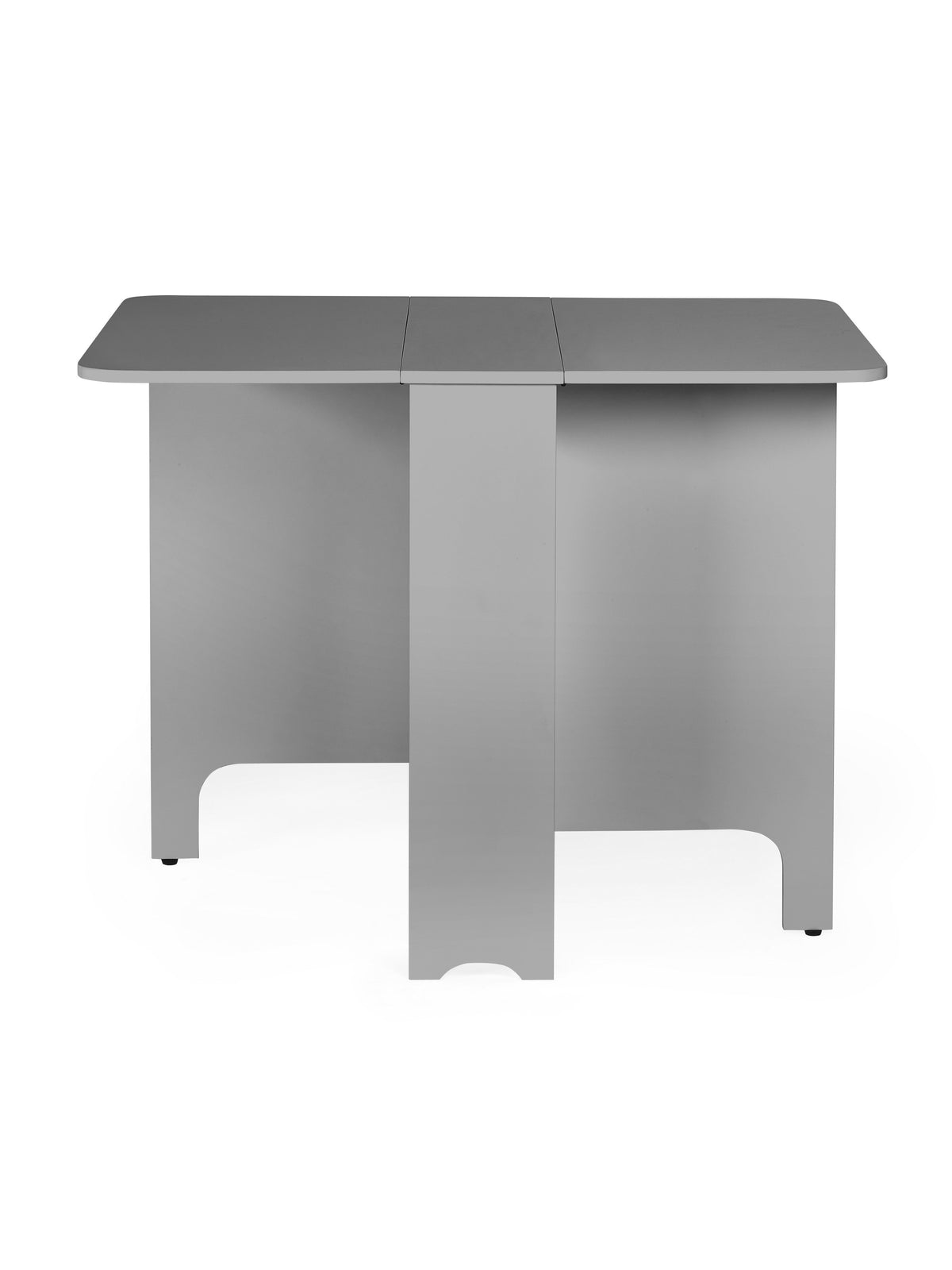 Gatan Small Gateleg Table With 2 Chairs - Grey