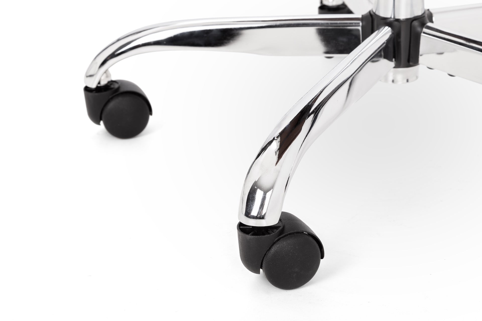 Gio Brown & Chrome Office Chair – Julian Bowen, view 4