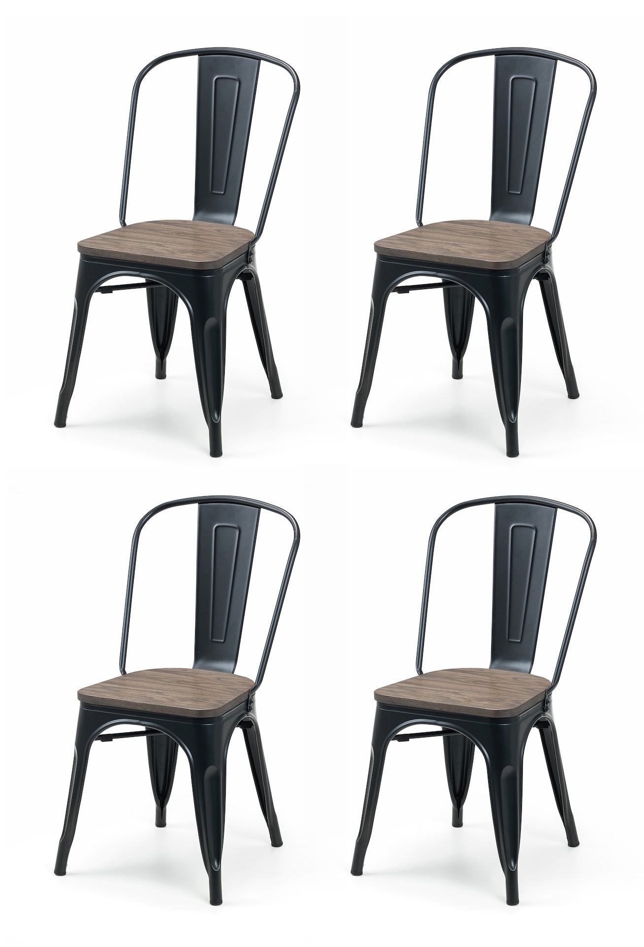 Grafton Metal Chairs (Set Of 4) – Julian Bowen
