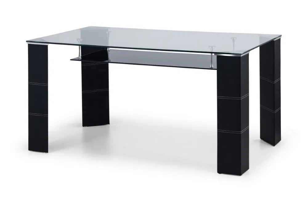 Greenwich Glass Dining Table – Julian Bowen, view 3