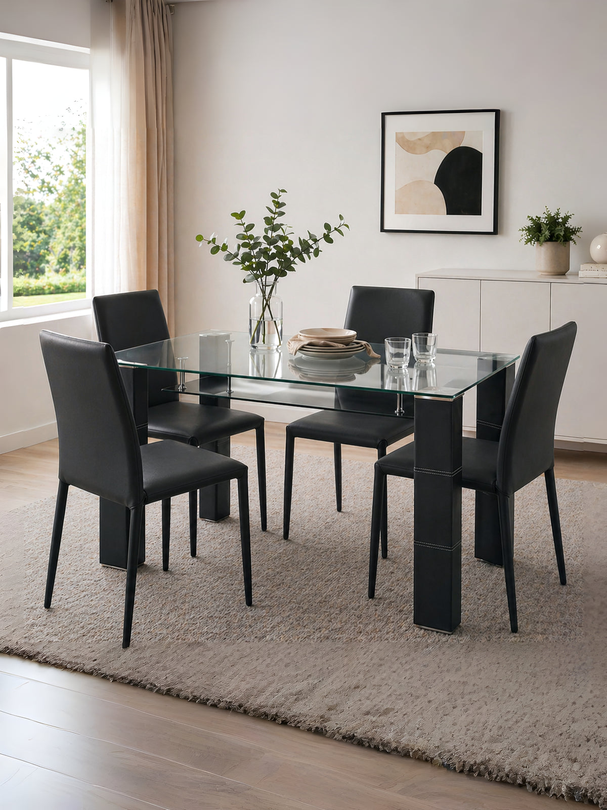 Greenwich Glass Dining Table