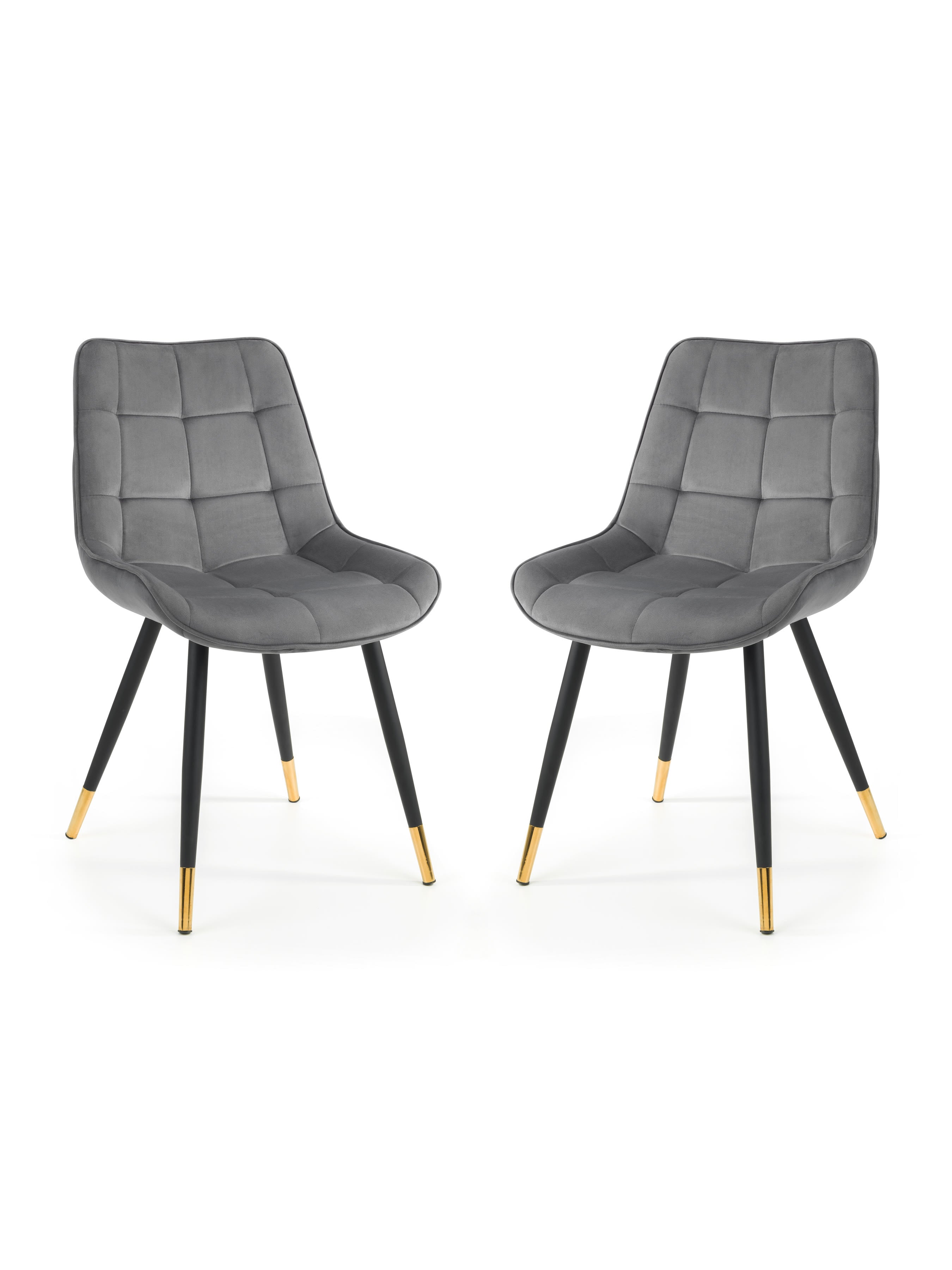 Hadid Dining Chairs - Grey (Set Of 2)