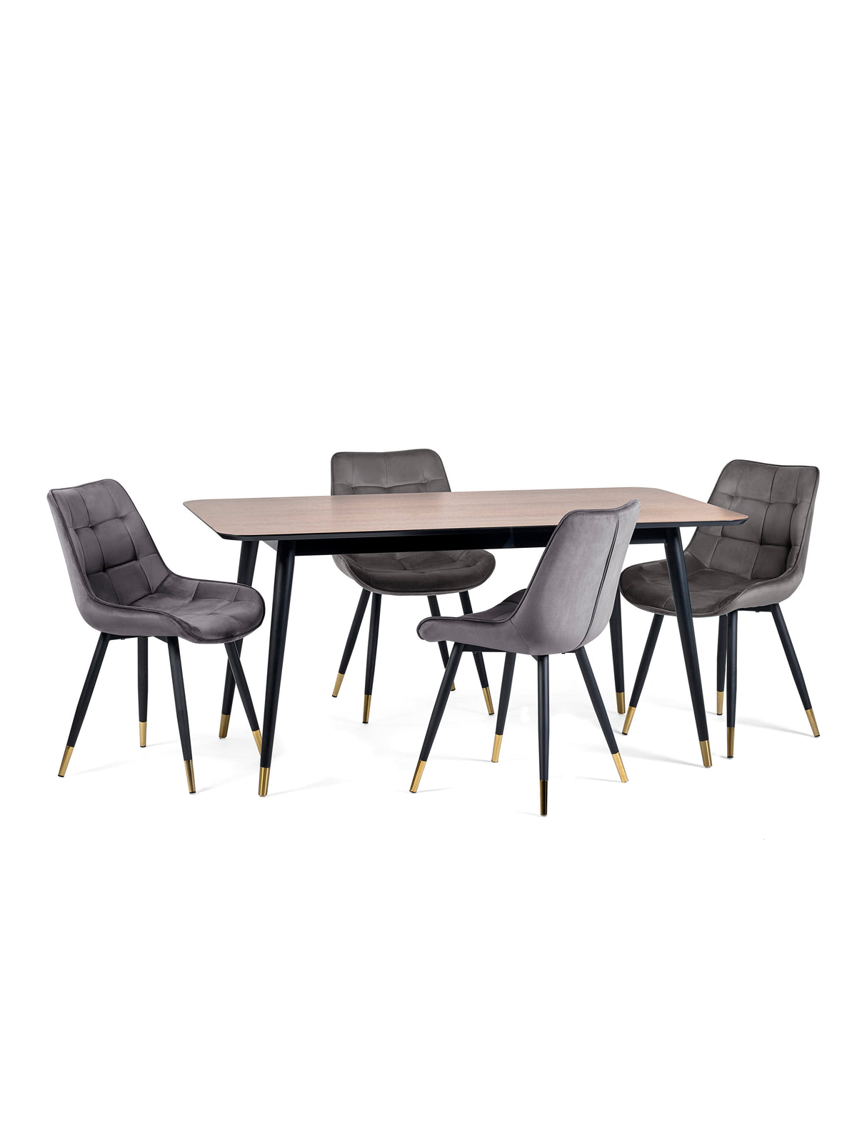 Hadid Dining Chairs - Grey (Set Of 2)