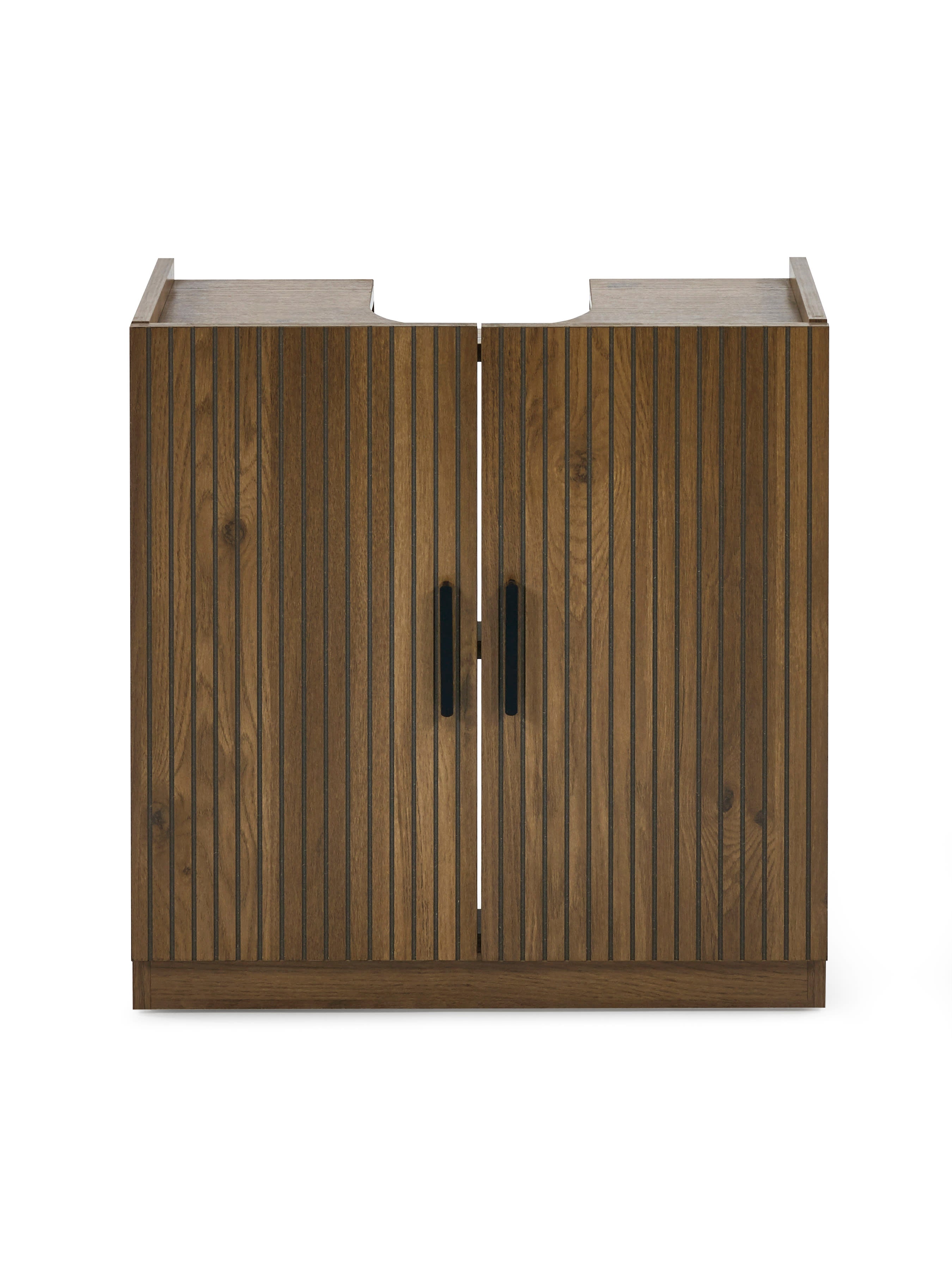 Hampshire Walnut Effect Under Sink Bathroom Storage Unit