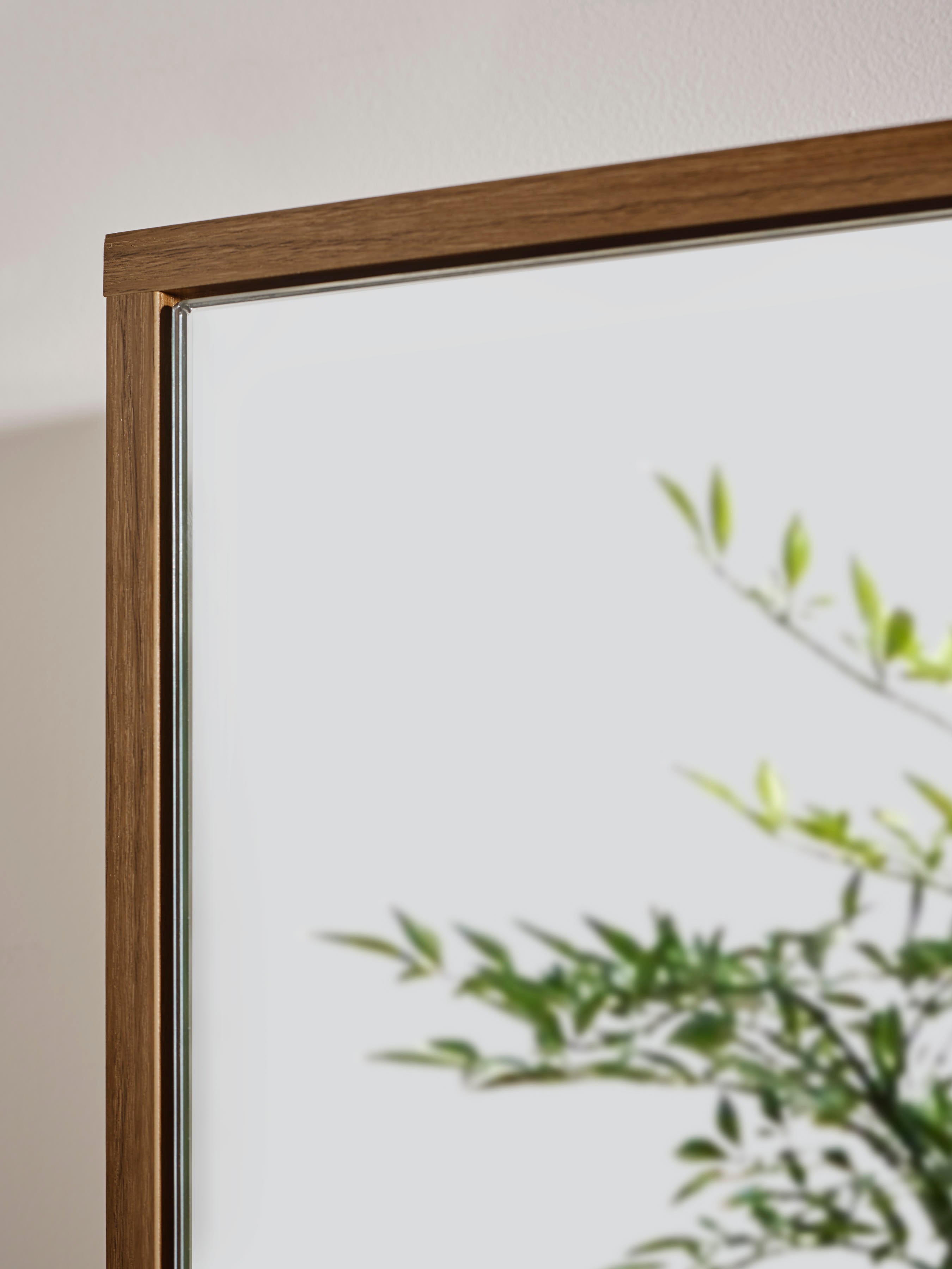 Hampshire Walnut Effect Mirrored Bathroom Wall Cabinet