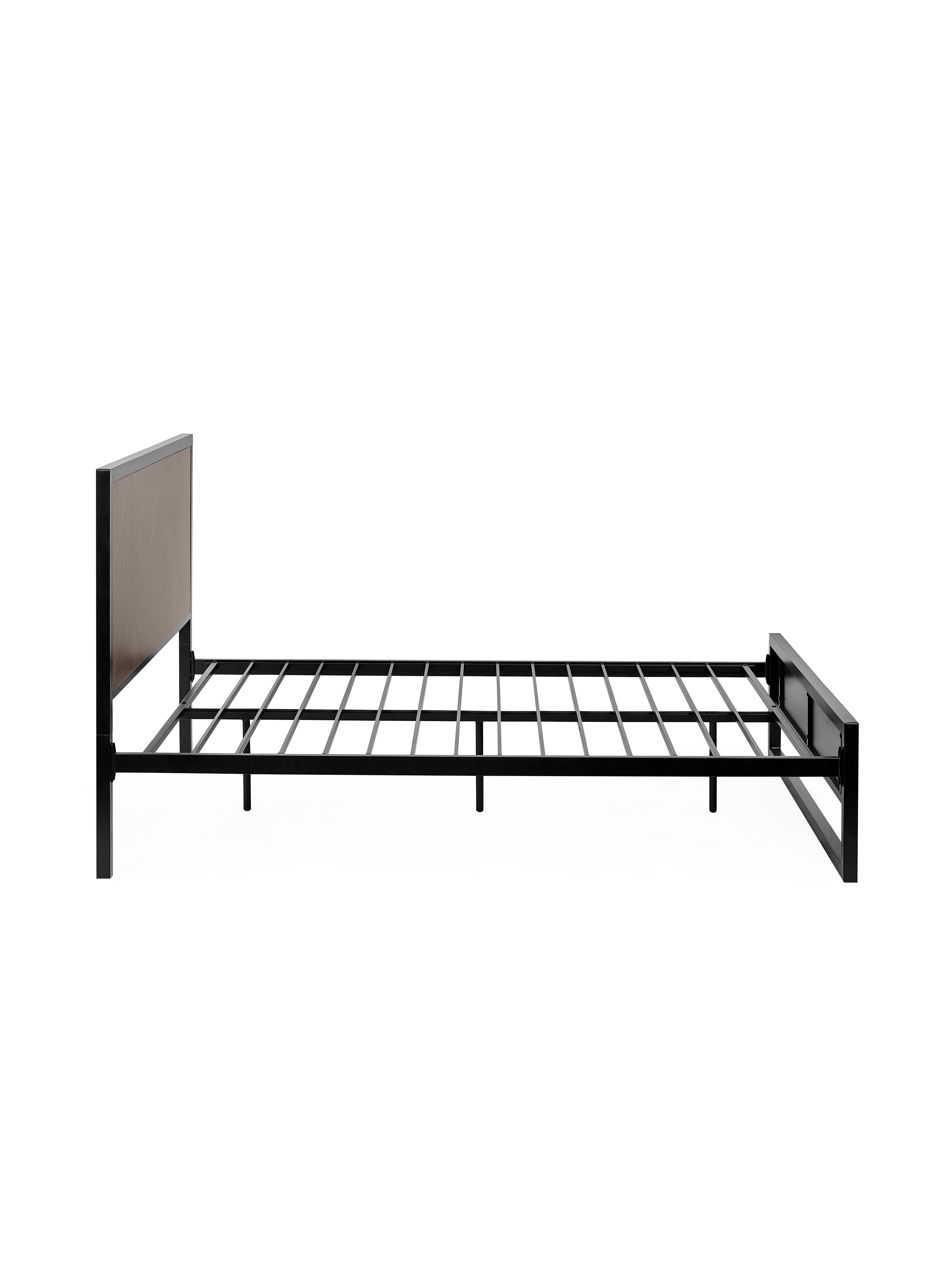 Harrison Dark Oak Herringbone Effect Herringbone Bed